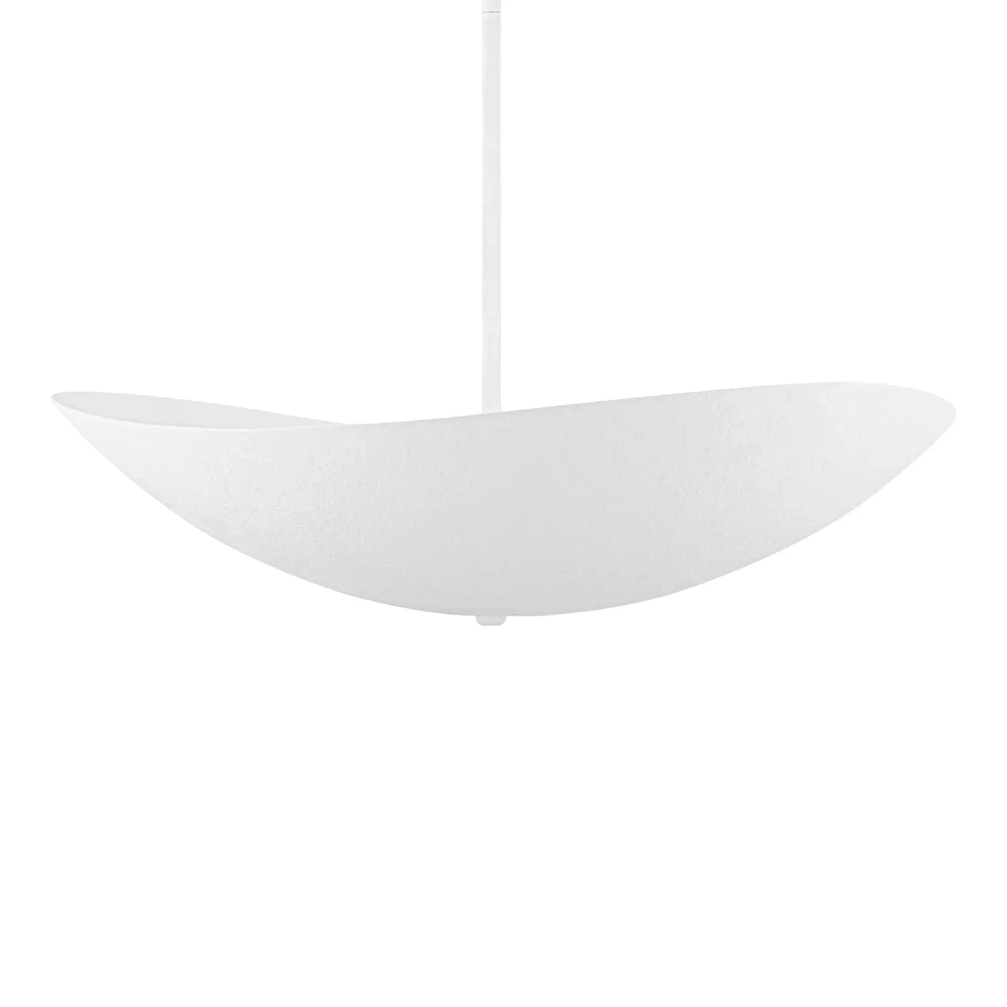 Fabius 36" Pendant, White Plaster Finish