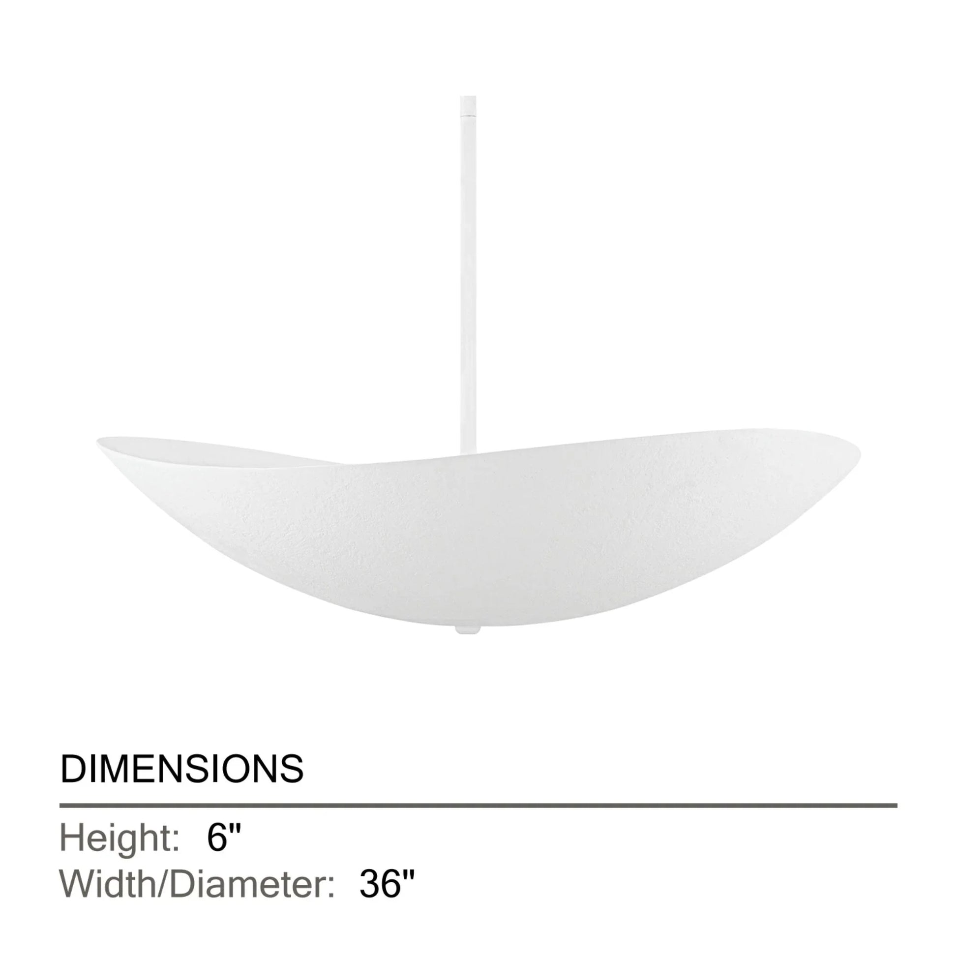 Hudson Valley Lighting - Fabius 36" Pendant, White Plaster Finish | Bees Lighting