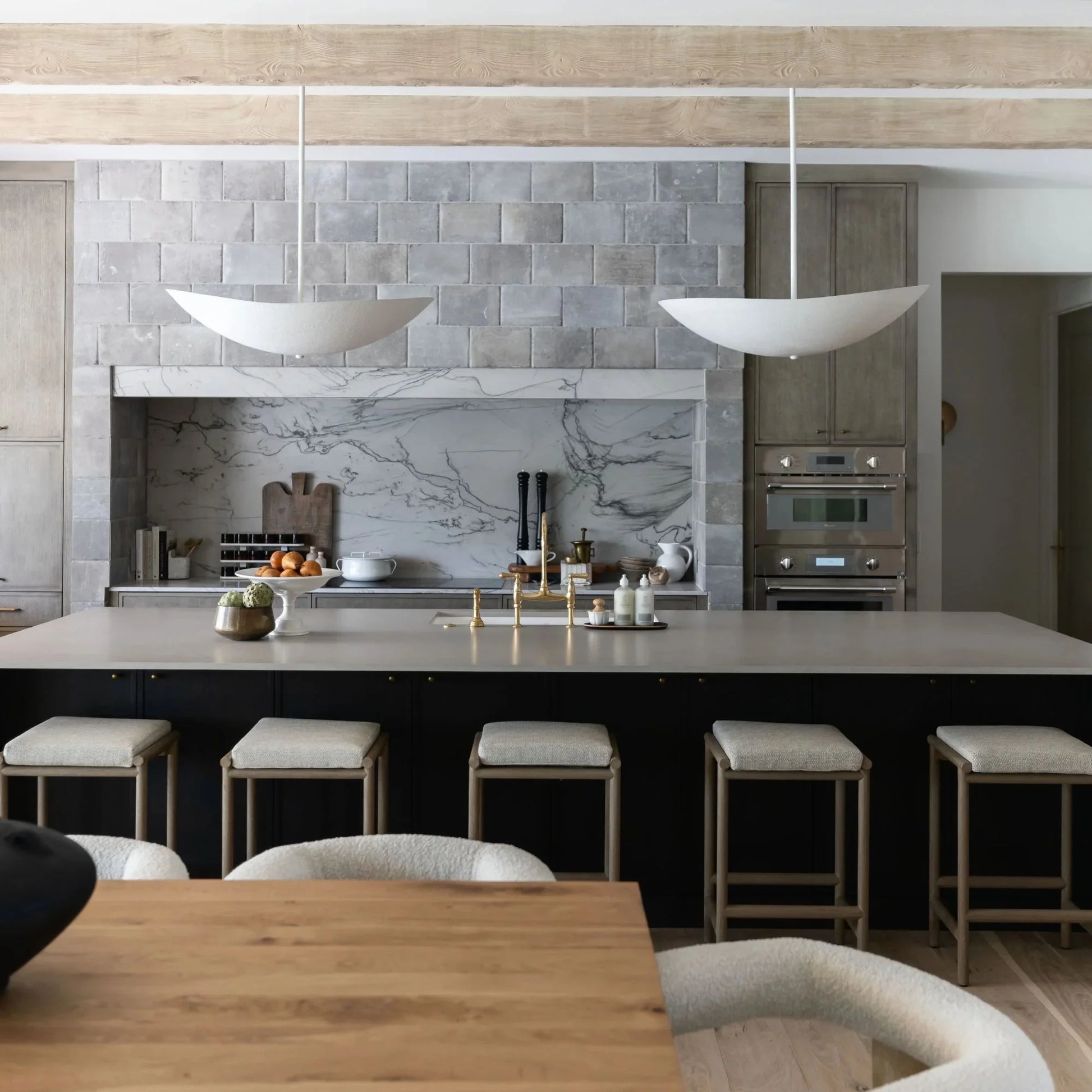 Hudson Valley Lighting - Fabius 36" Pendant, White Plaster Finish | Bees Lighting