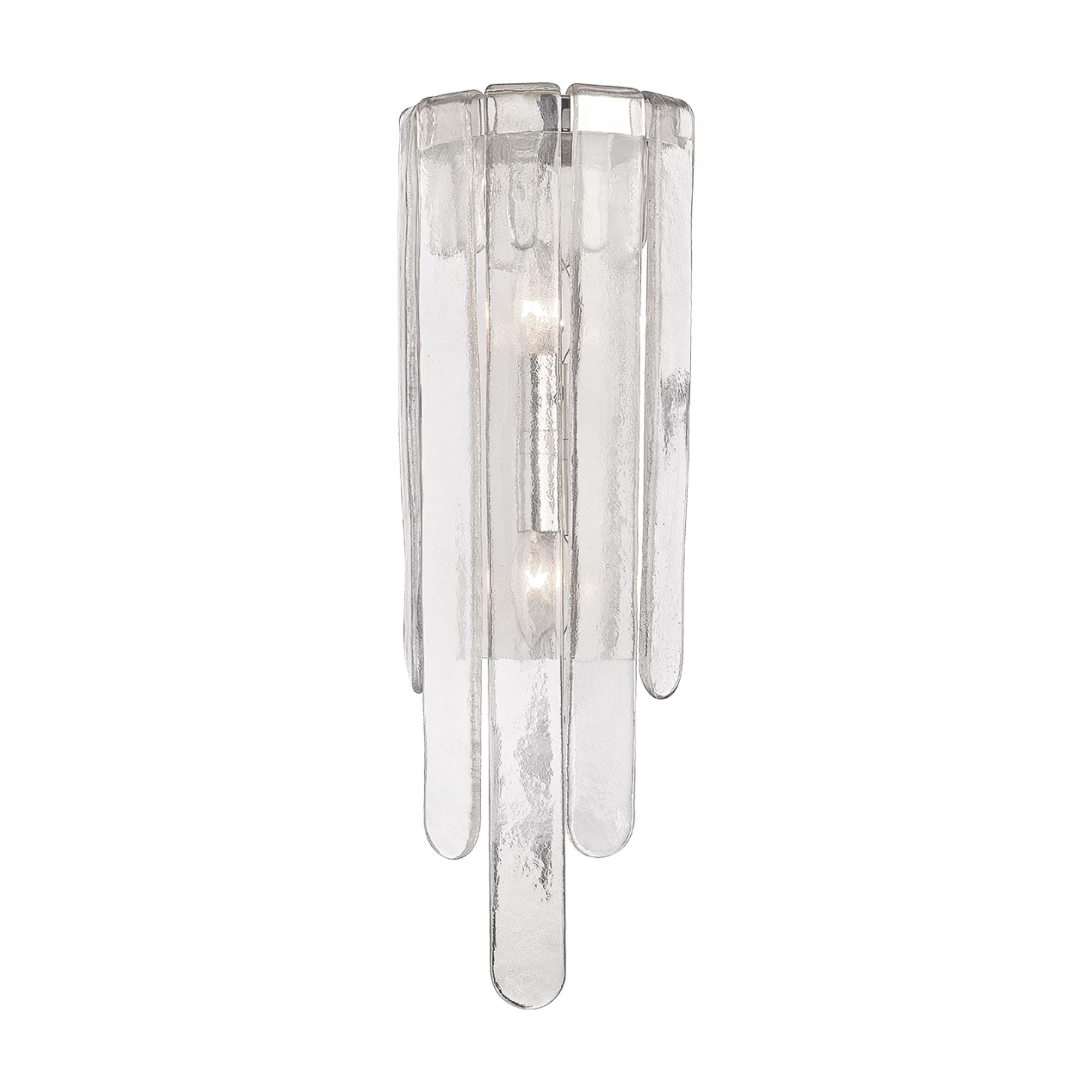 Fenwater 24" 2-Light Wall Sconce, Polished Nickel Finish