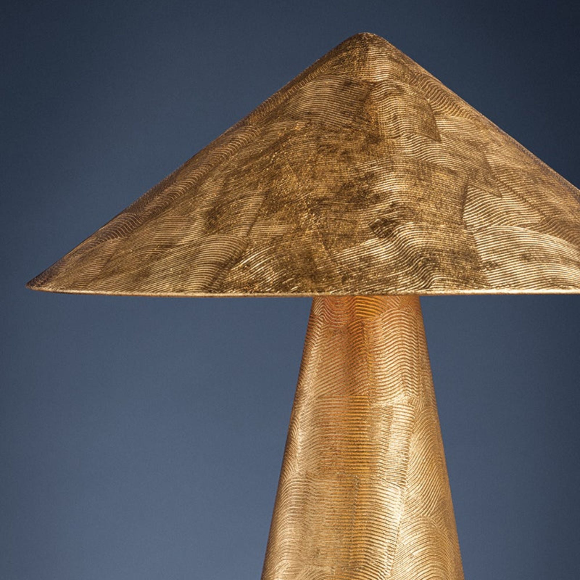 Foxton 22" Table Lamp, Vintage Gold Leaf Finish