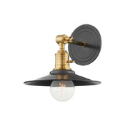 Garden City 11" Dome Swing Arm Sconce, Aged Old Bronze Finish