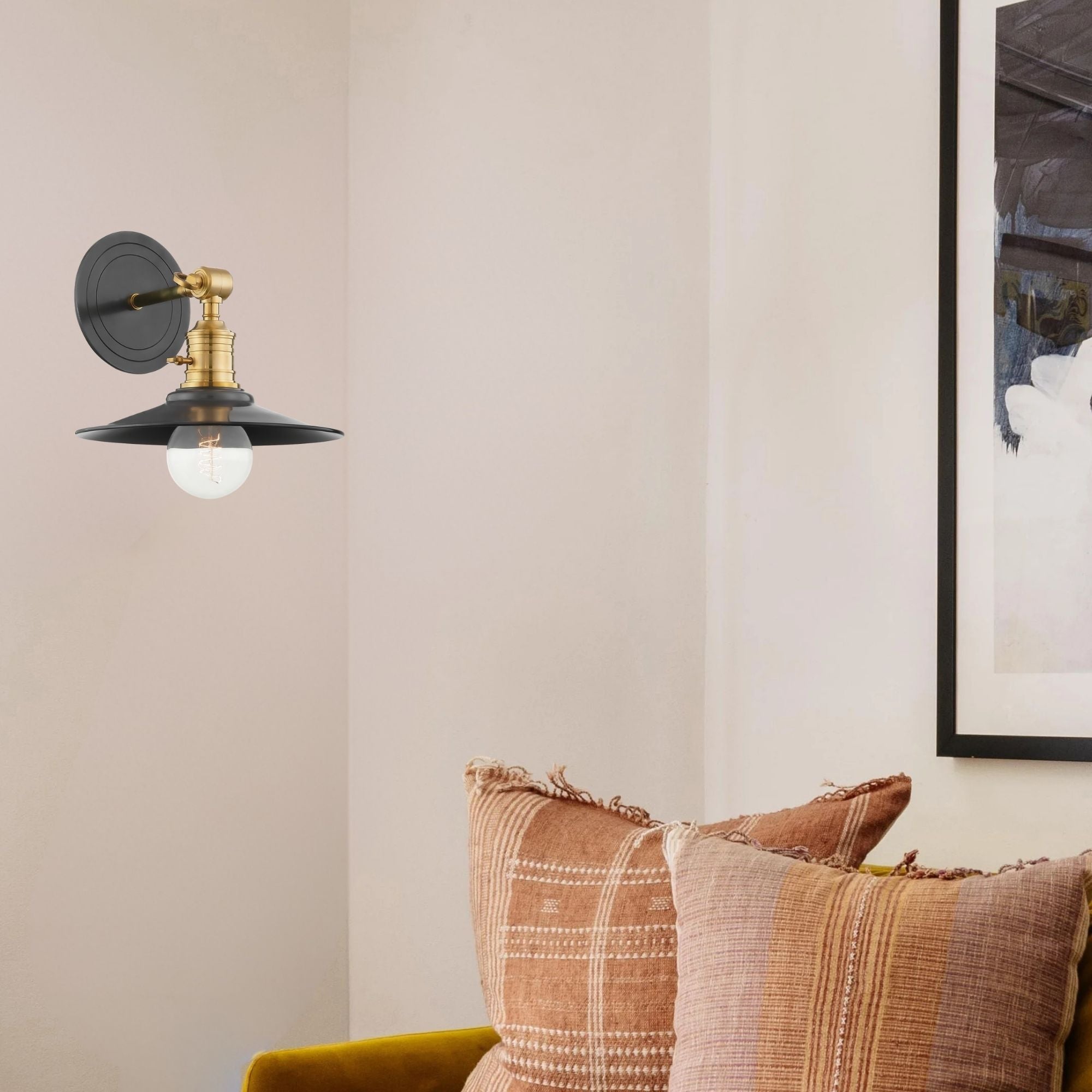 Garden City 11" Dome Swing Arm Sconce, Aged Old Bronze Finish