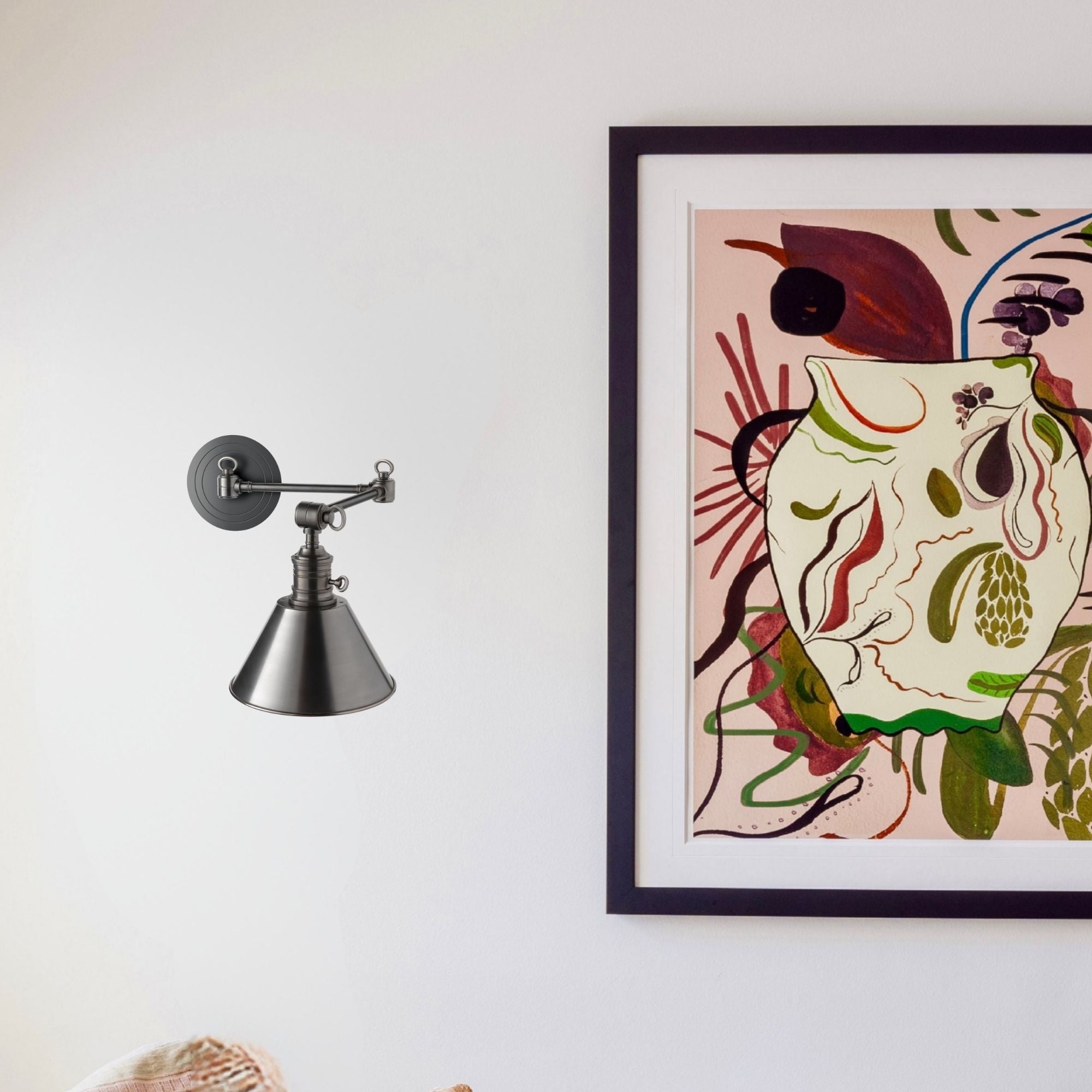 Garden City 11" Swing Arm Sconce, Old Bronze Finish