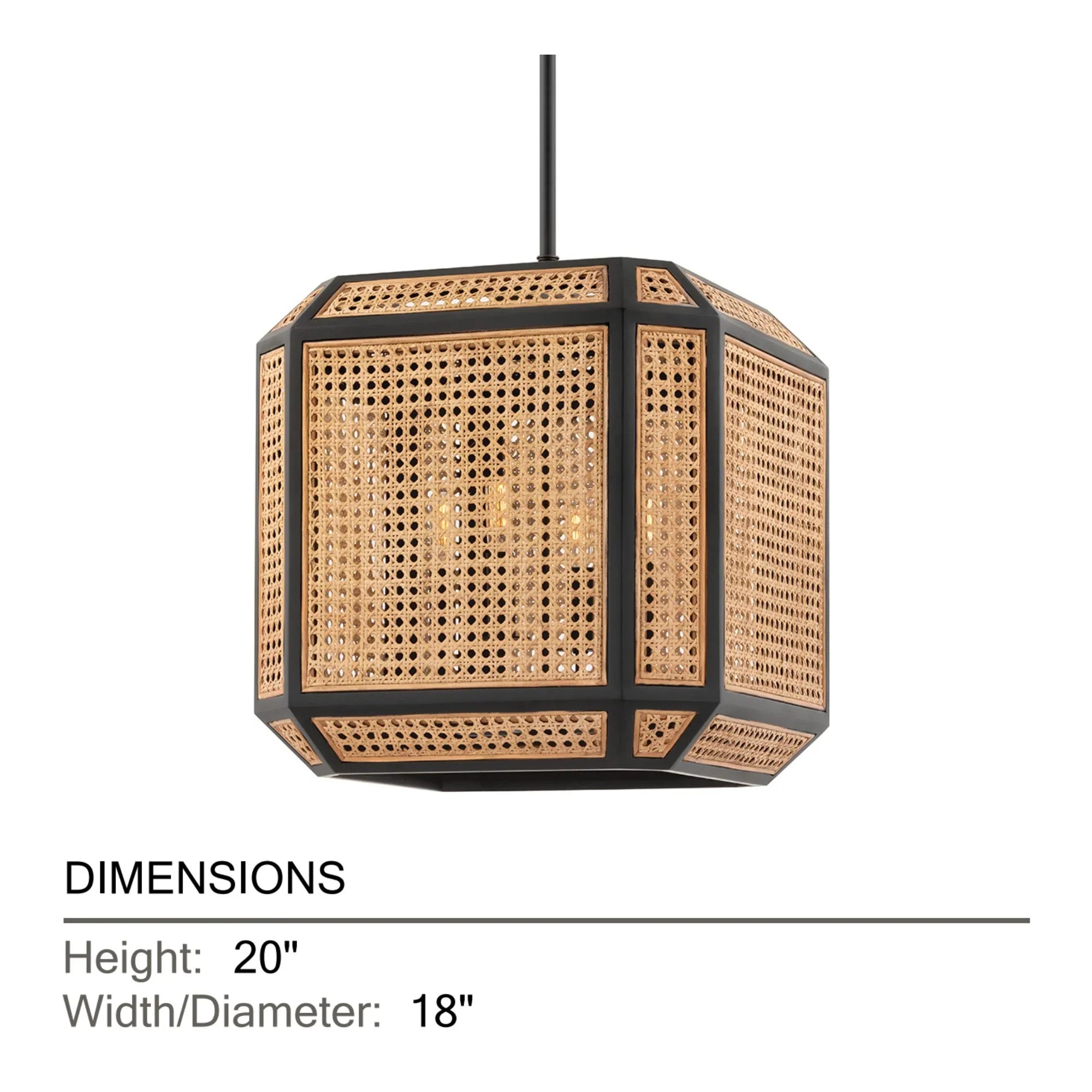 Georgia 20" Pendant, Old Bronze Finish