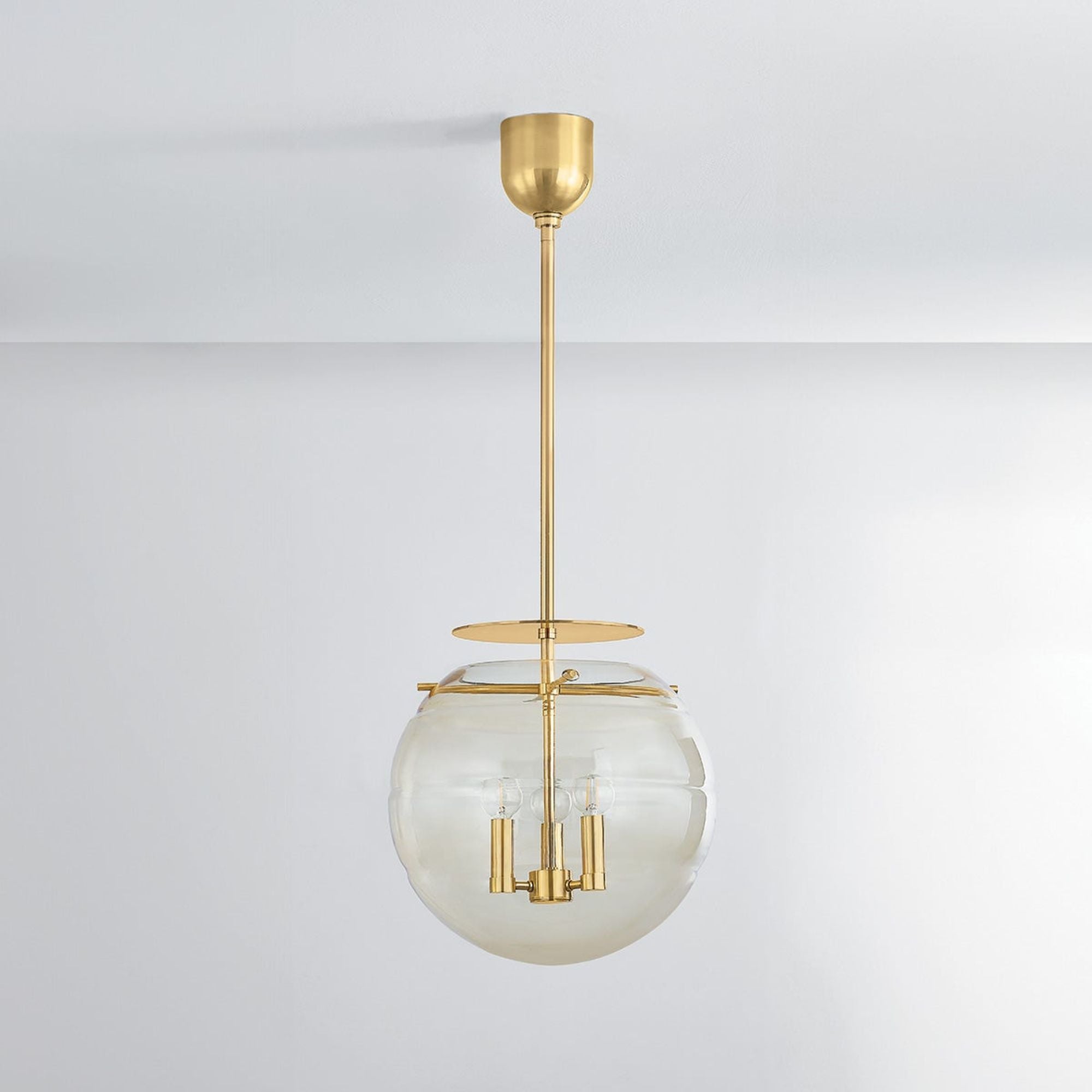 Gill 16" 3-Light Pendant, Aged Brass Finish