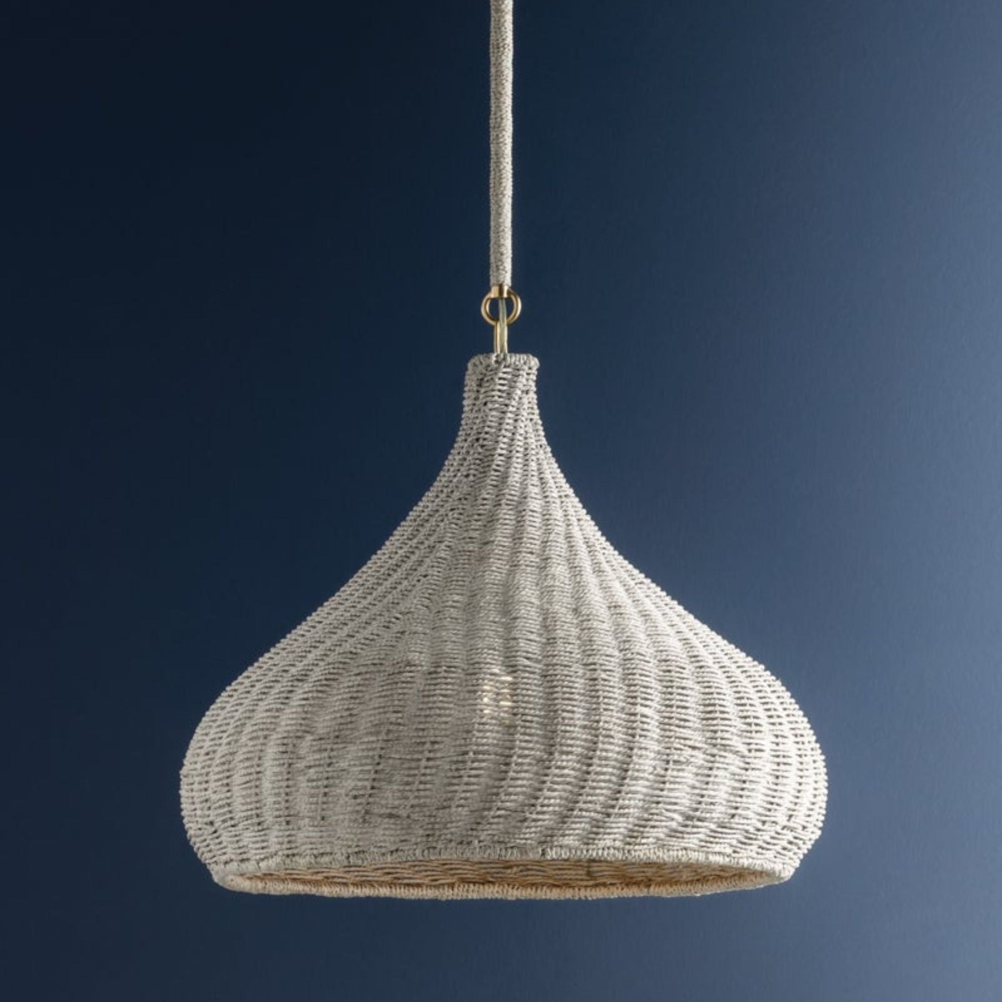 Hampstead 20" Pendant, Aged Brass Finish