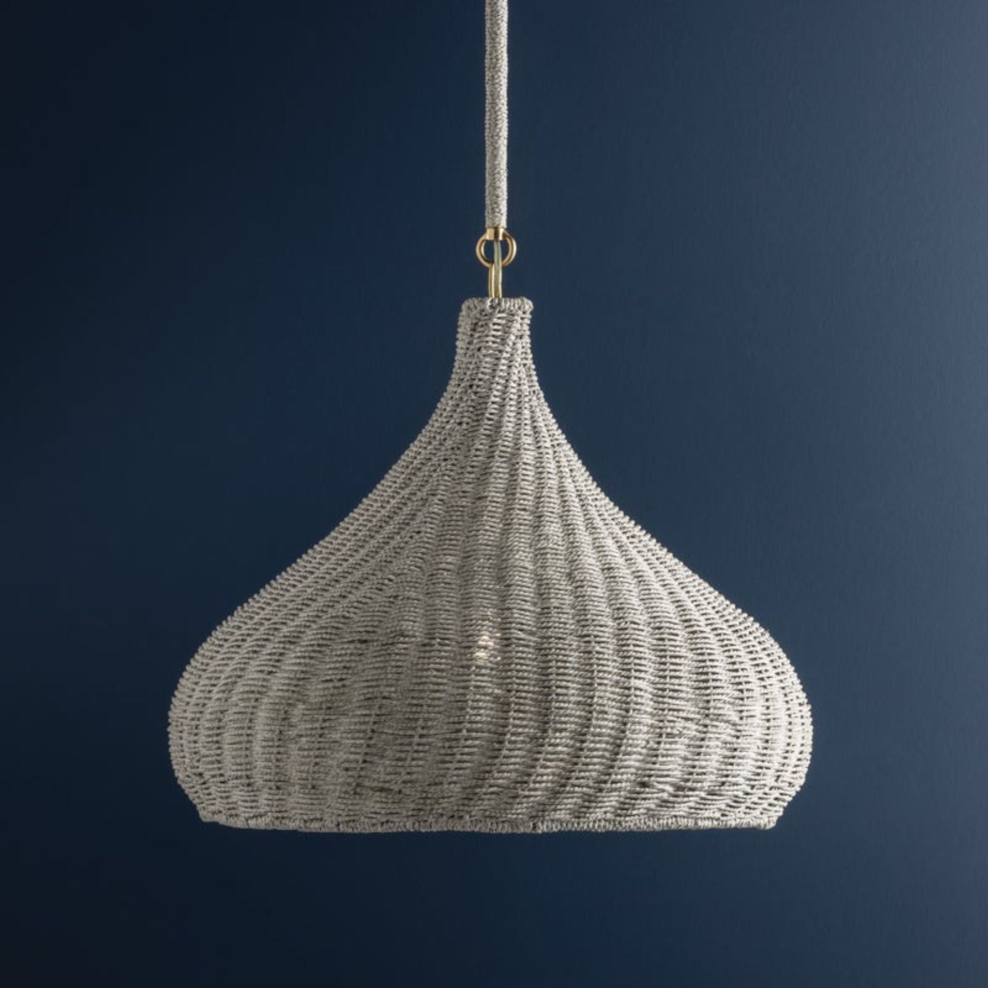 Hampstead 20" Pendant, Aged Brass Finish