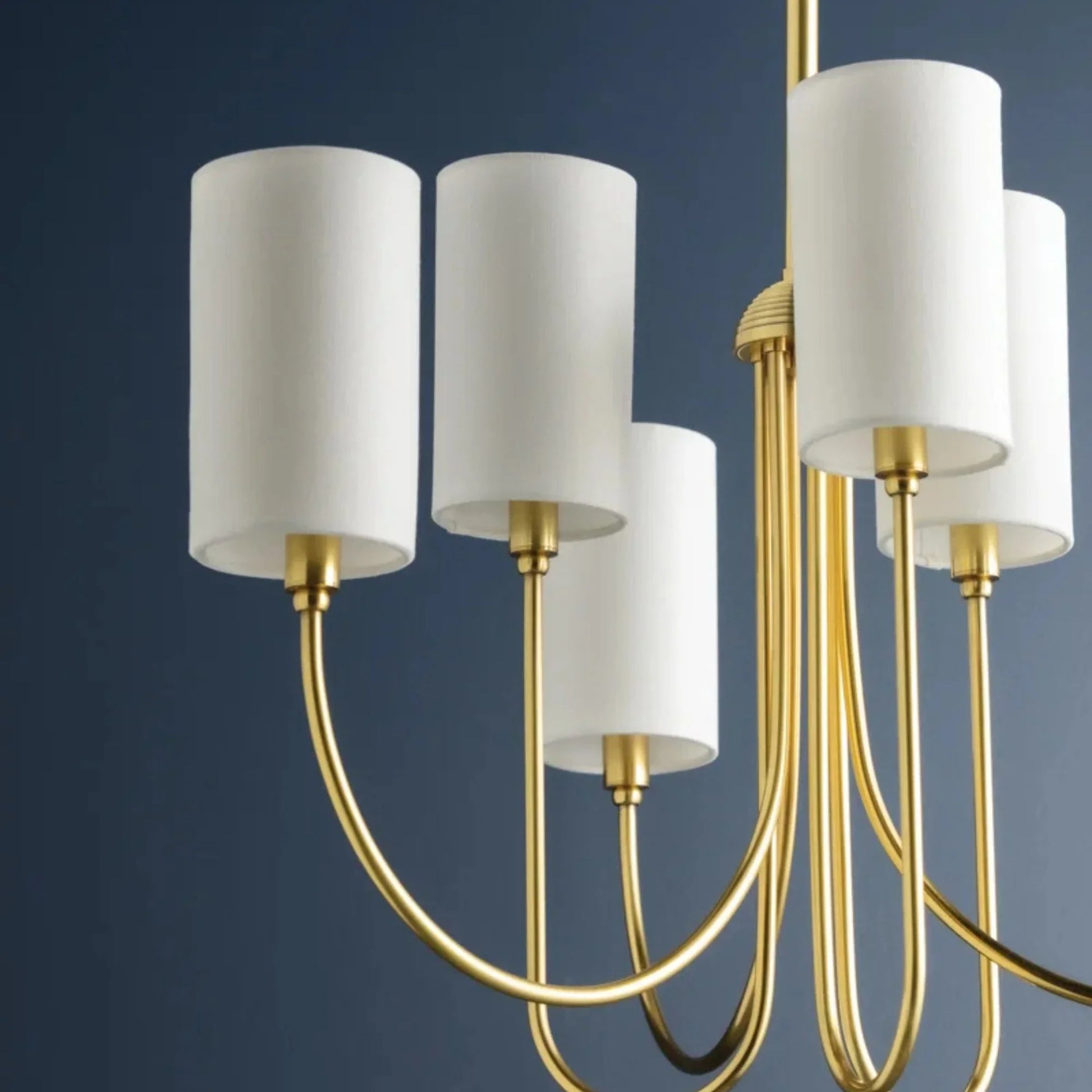 Hudson Valley Lighting - Harlem 28" 6-Light Chandelier, Aged Brass Finish | Bees Lighting