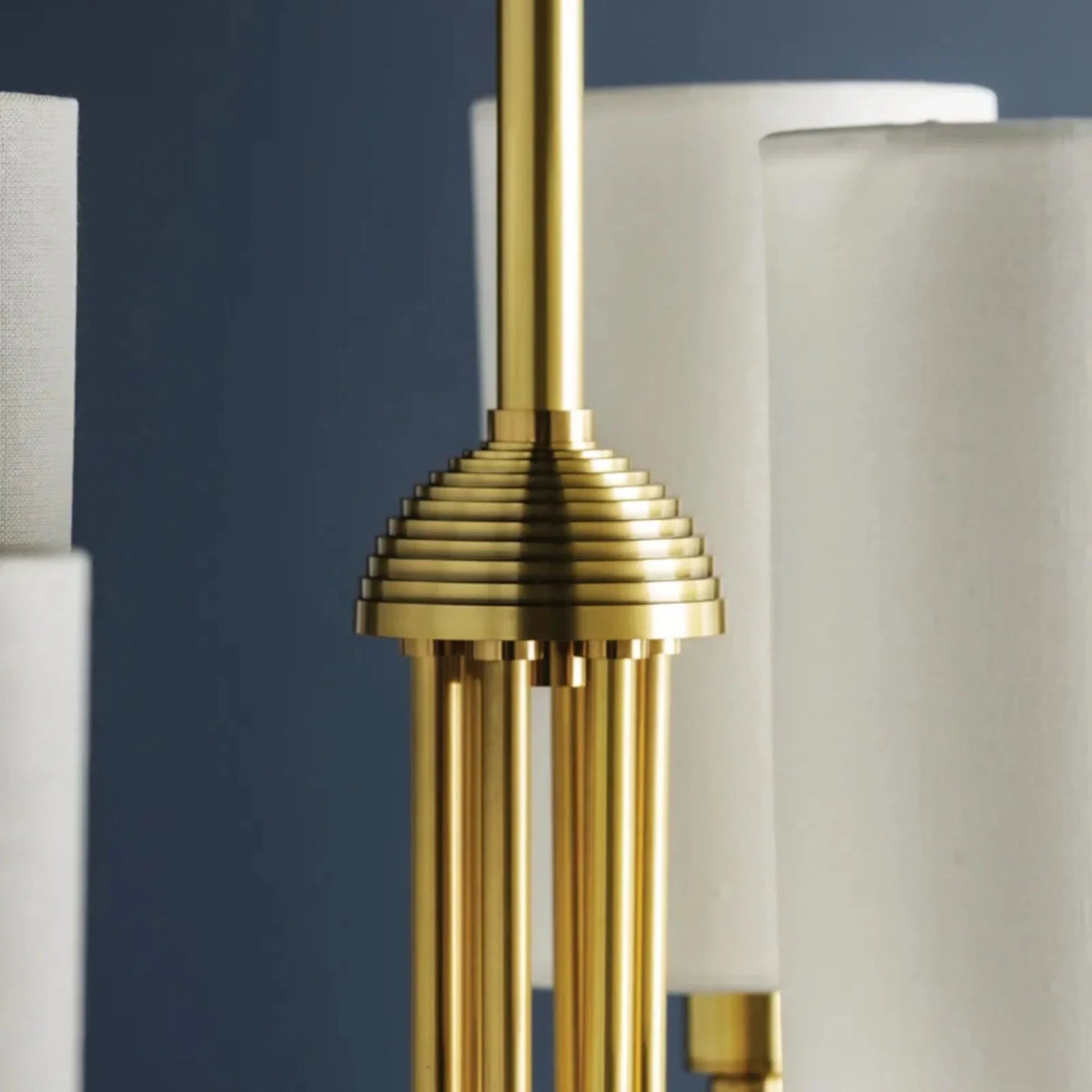 Hudson Valley Lighting - Harlem 28" 6-Light Chandelier, Aged Brass Finish | Bees Lighting