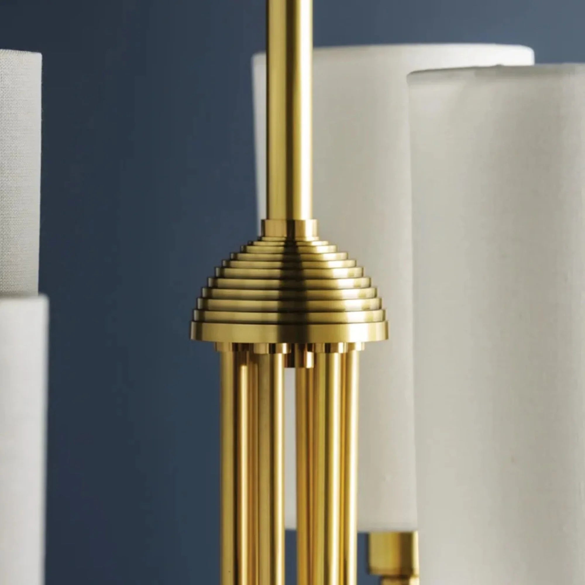 Hudson Valley Lighting - Harlem 28" 6-Light Chandelier, Aged Brass Finish | Bees Lighting