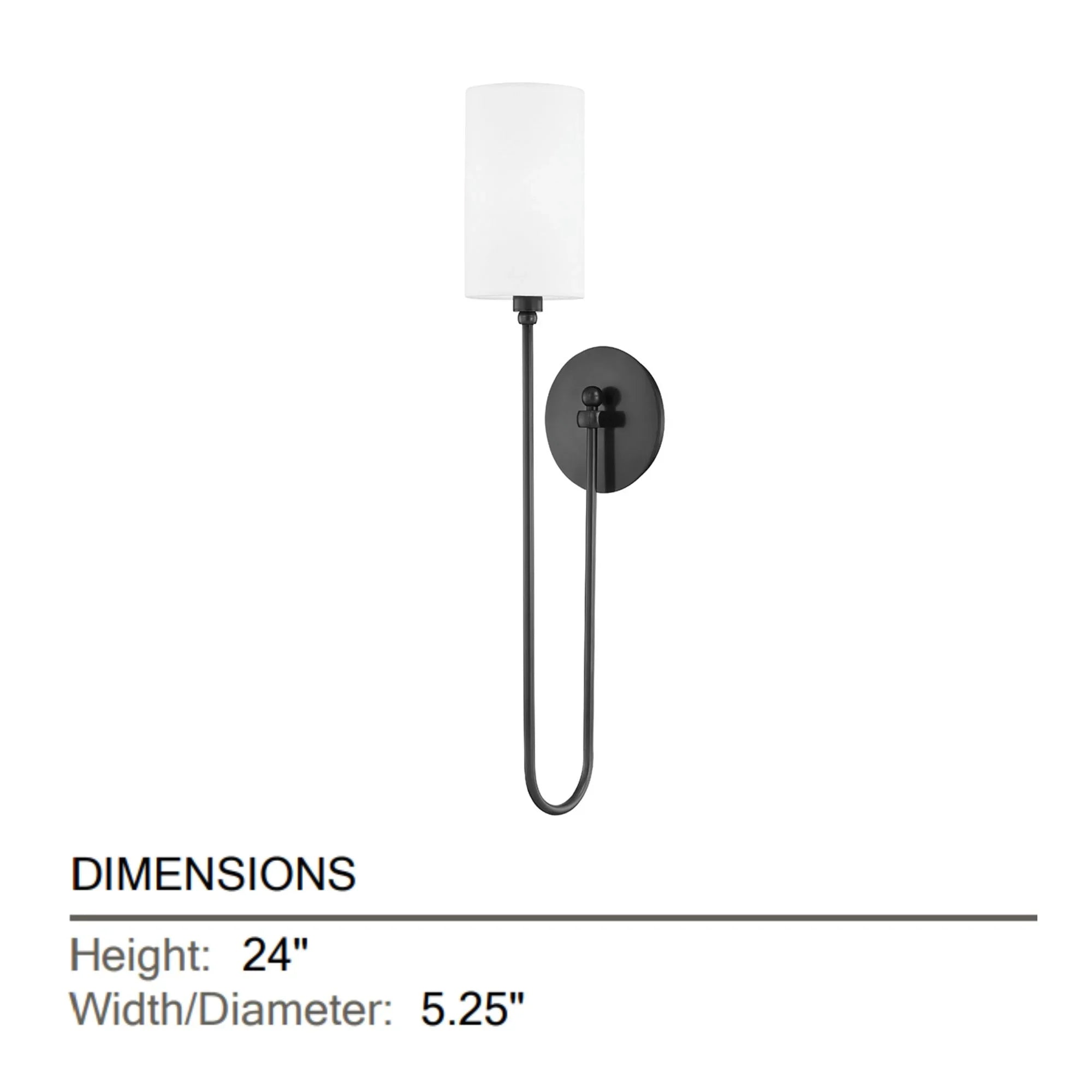 Harlem 24" Wall Sconce, Old Bronze Finish