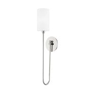 Harlem 24" Wall Sconce, Polished Nickel Finish