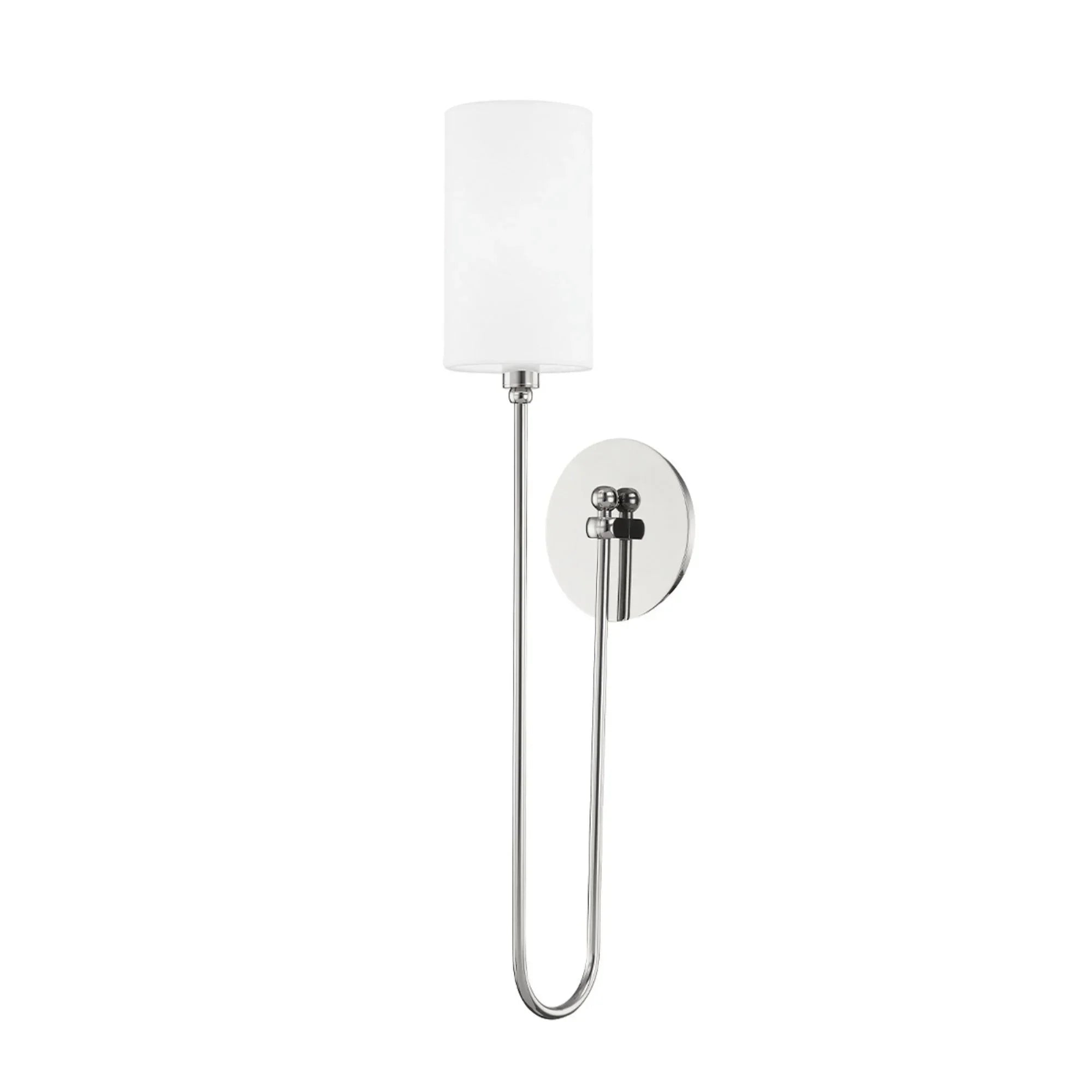 Harlem 24" Wall Sconce, Polished Nickel Finish
