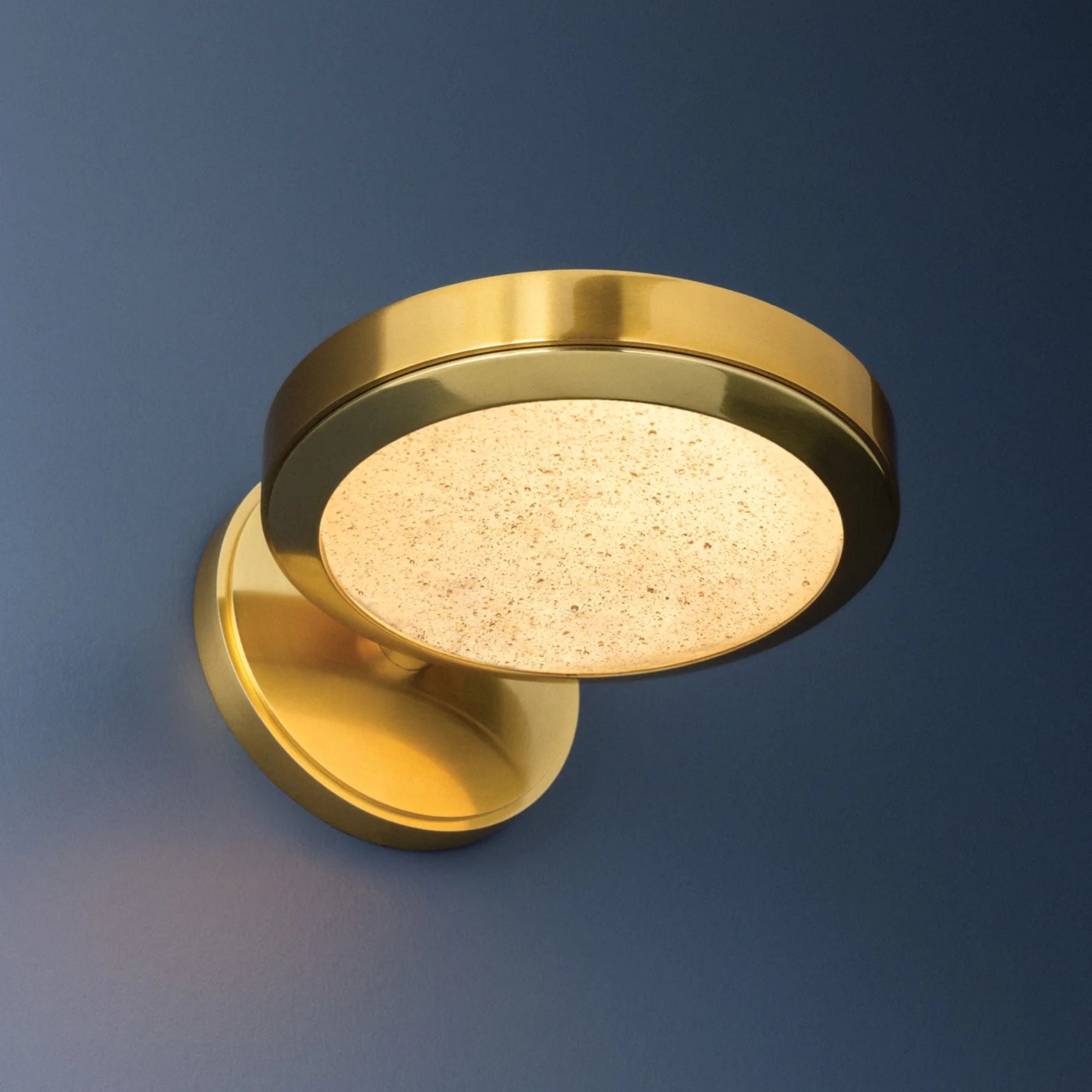 Hudson Valley Harris 4.75 in. Wall Sconce, Aged Brass with Sprite Glass