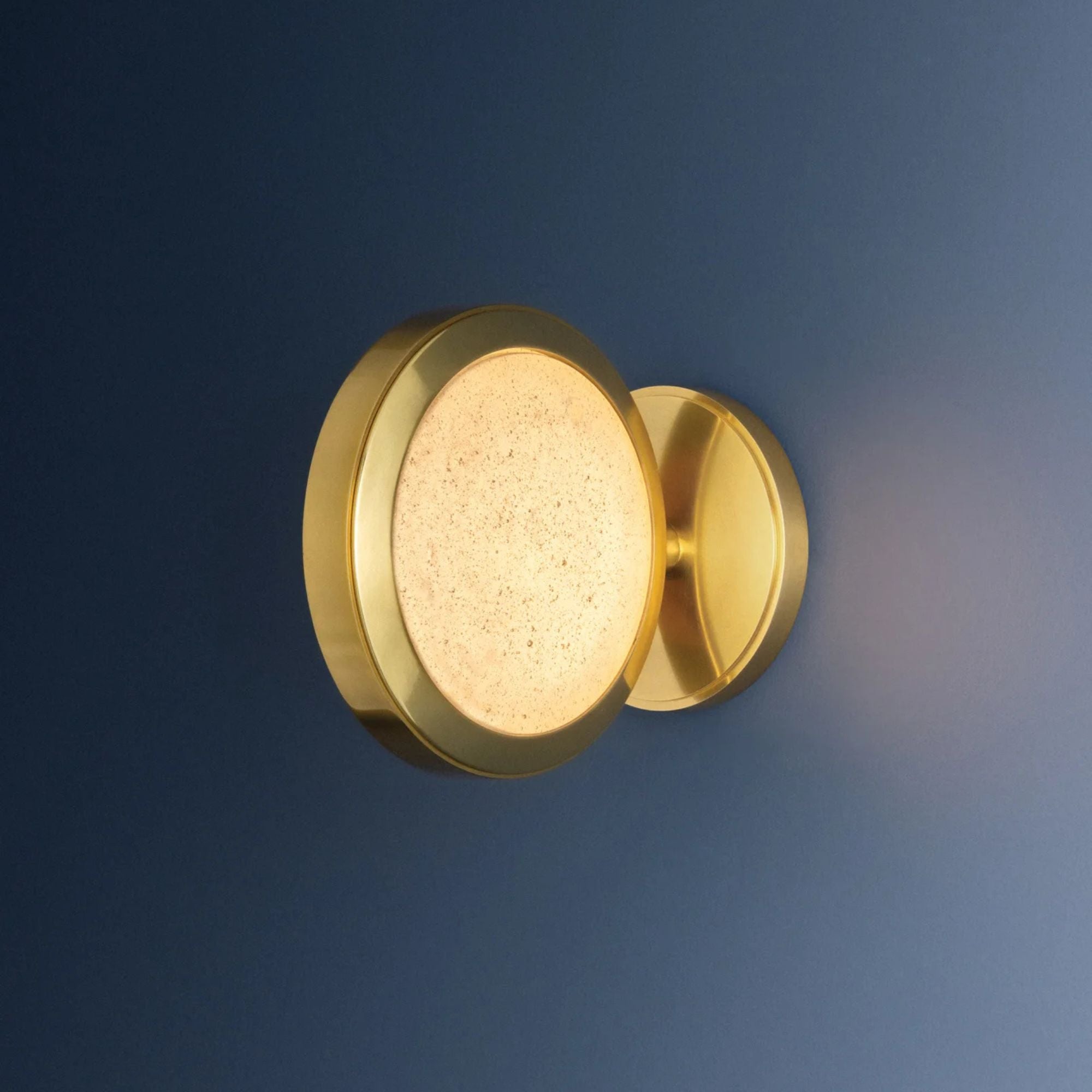Hudson Valley Harris 4.75 in. Wall Sconce, Aged Brass with Sprite Glass