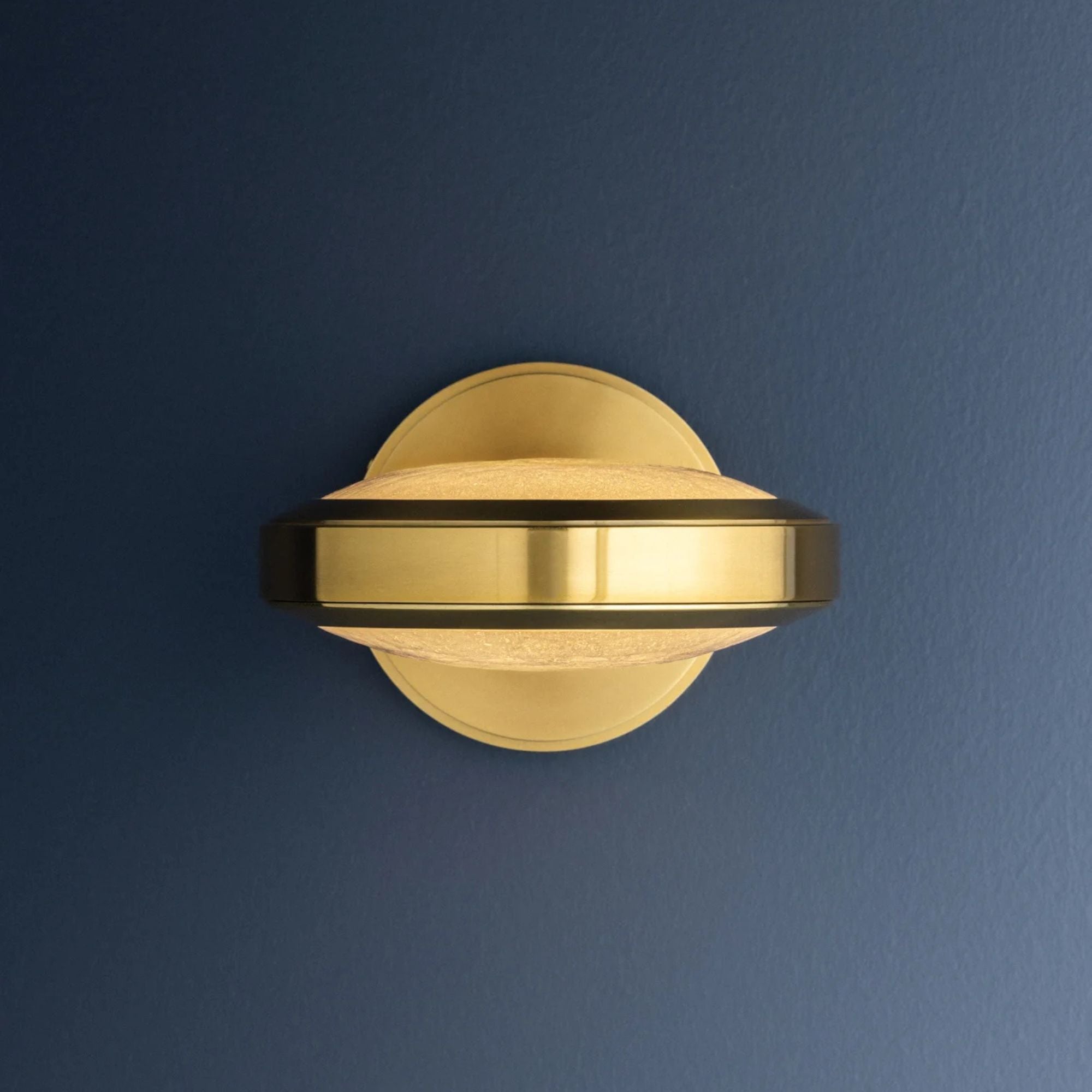 Hudson Valley Harris 4.75 in. Wall Sconce, Aged Brass with Sprite Glass