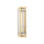 Hawkins 17" Wall Sconce, Aged Brass Finish
