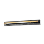 Hayden 27" LED Wall Sconce, Aged Brass Finish