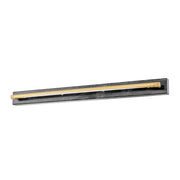 Hayden 37" LED Wall Sconce, Aged Brass Finish