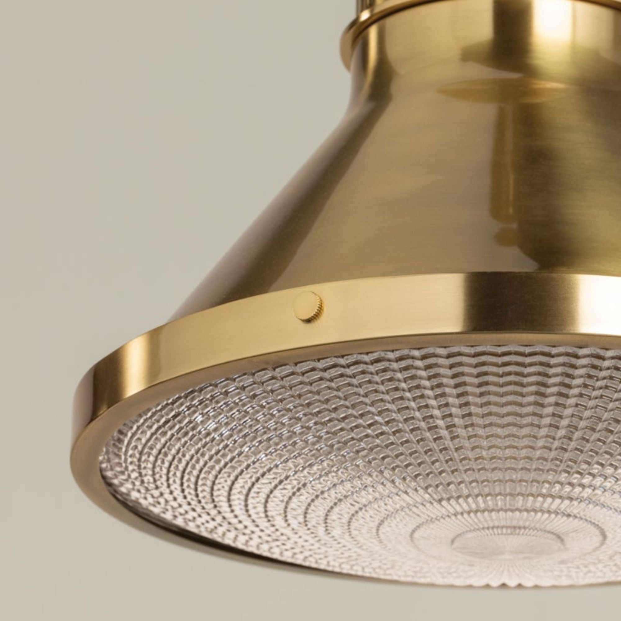 Highclere 13" Pendant, Aged Brass Finish