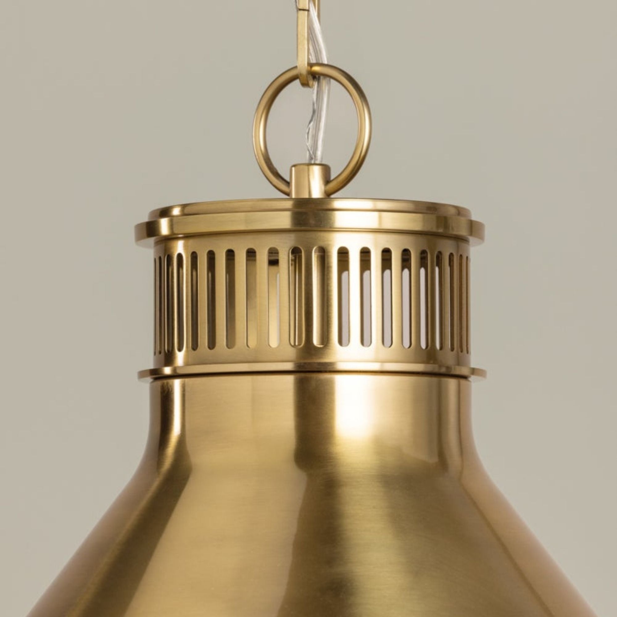 Highclere 18" Pendant, Aged Brass Finish