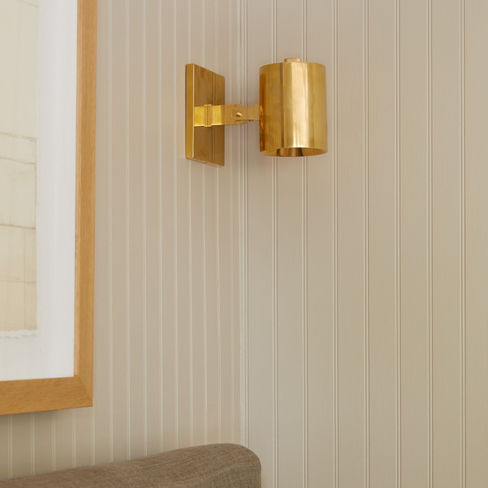 Highgrove 6" Swing Arm Lamp, Aged Brass Finish