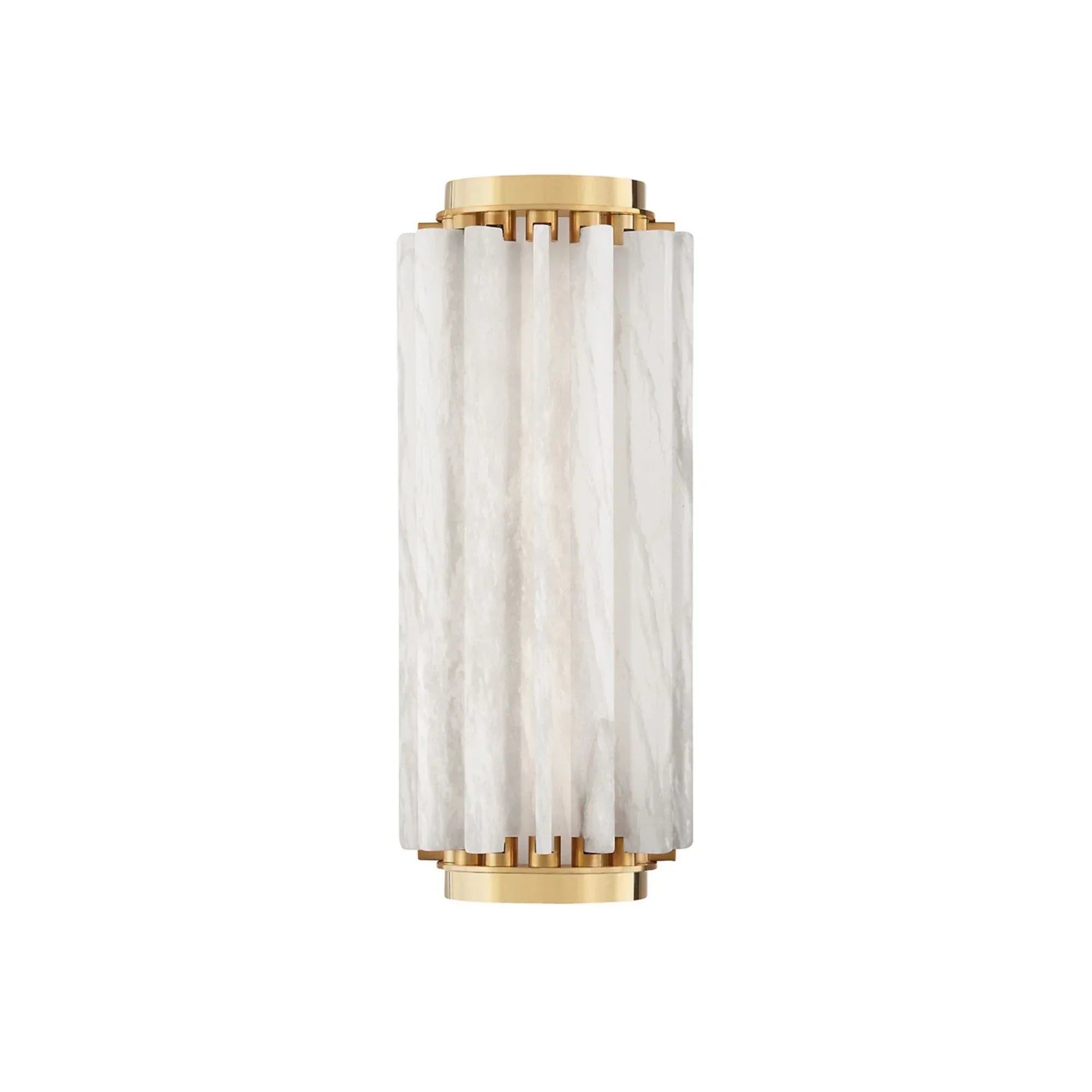 Hillside 14" LED Wall Sconce, Aged Brass Finish