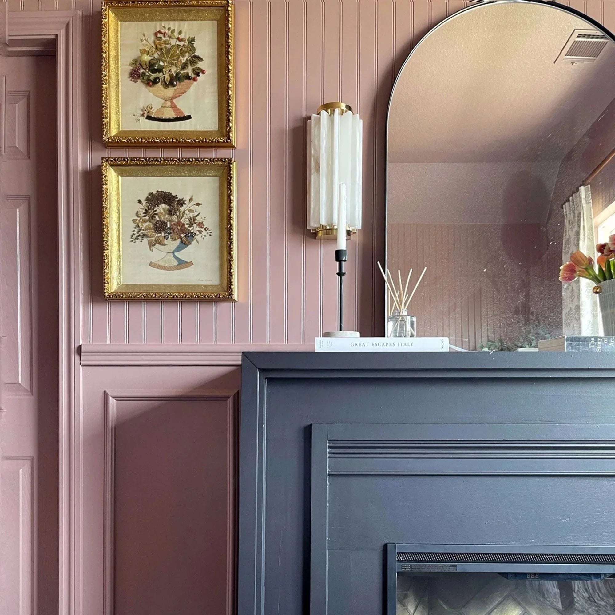 Hillside 14" LED Wall Sconce, Aged Brass Finish