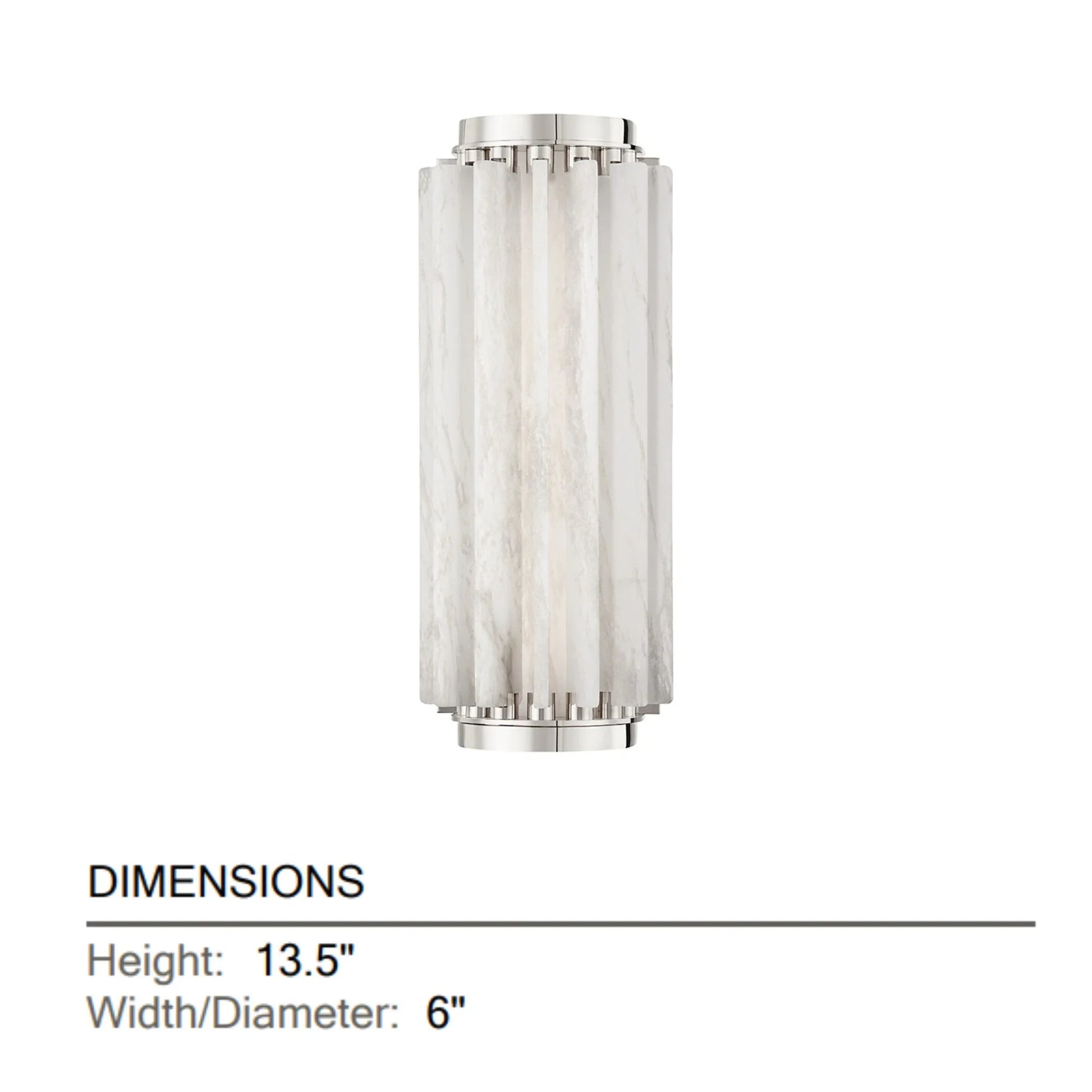 Hudson Valley Lighting - Hillside 14" LED Wall Sconce, Polished Nickel Finish | Bees Lighting