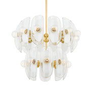 Hudson Valley Lighting - Hilo 31" 20-Light Chandelier, Aged Brass Finish | Bees Lighting