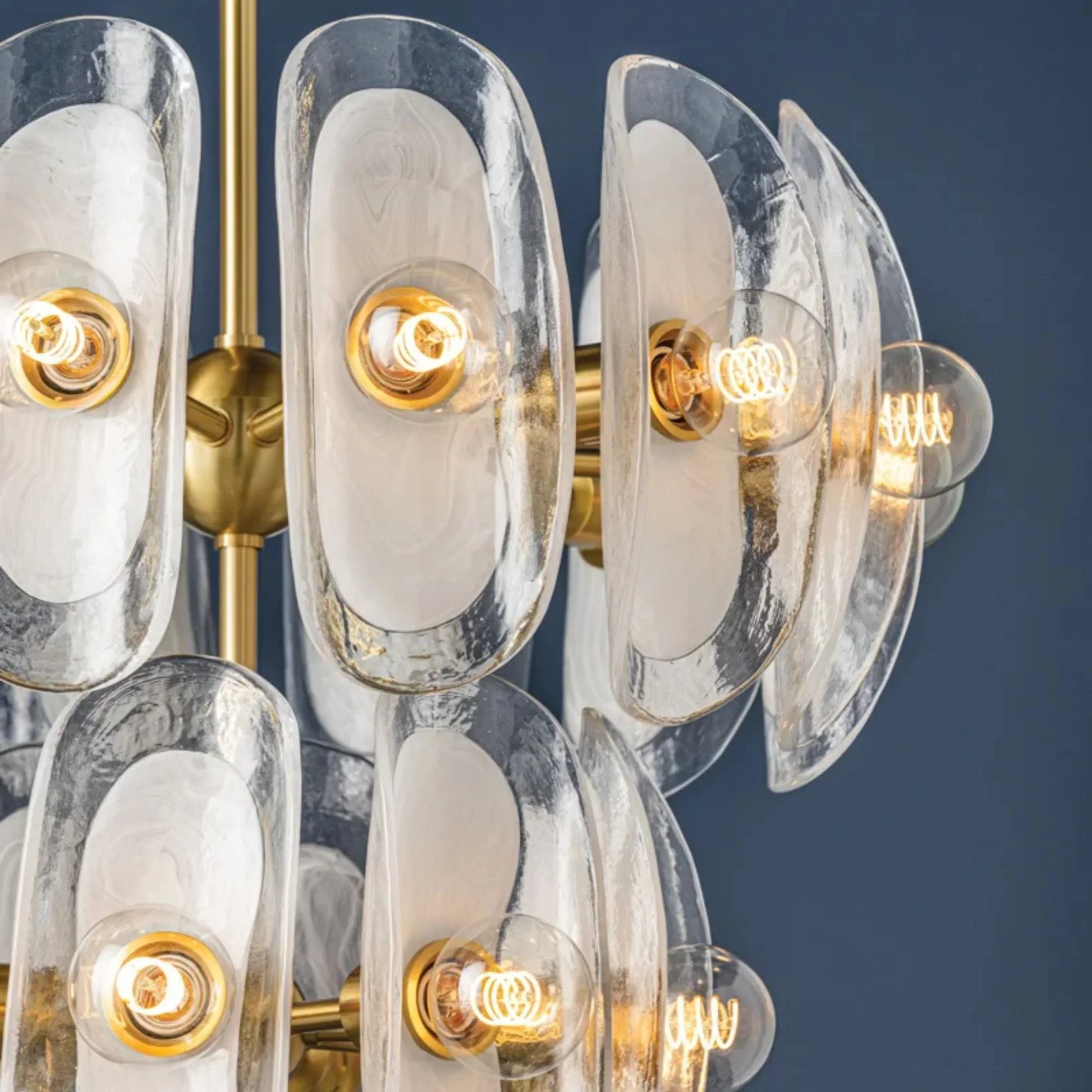 Hudson Valley Lighting - Hilo 31" 20-Light Chandelier, Aged Brass Finish | Bees Lighting