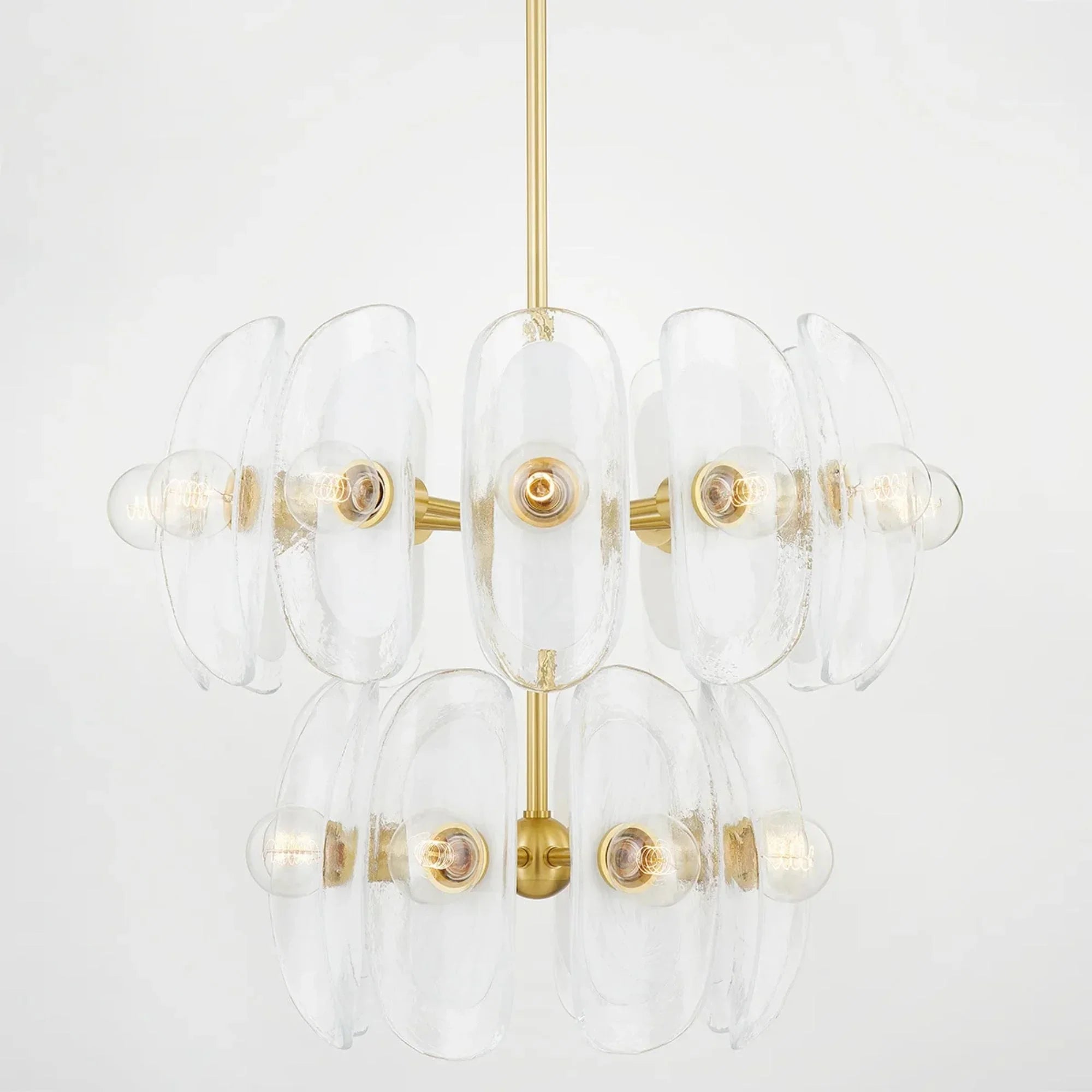 Hudson Valley Lighting - Hilo 31" 20-Light Chandelier, Aged Brass Finish | Bees Lighting