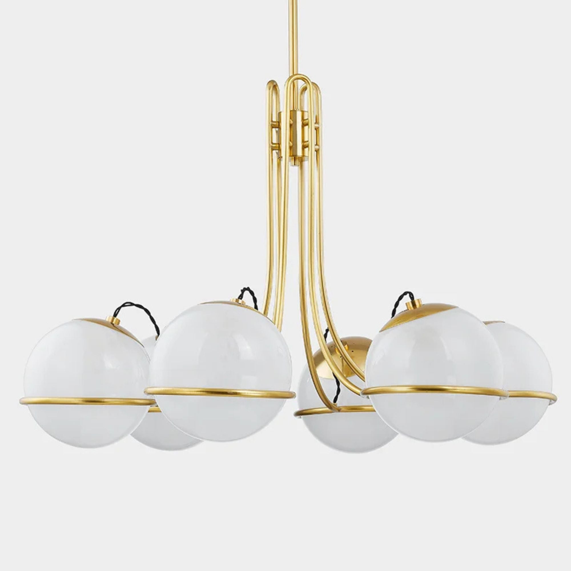 Hingham 40" 6-Light Chandelier, Aged Brass Finish
