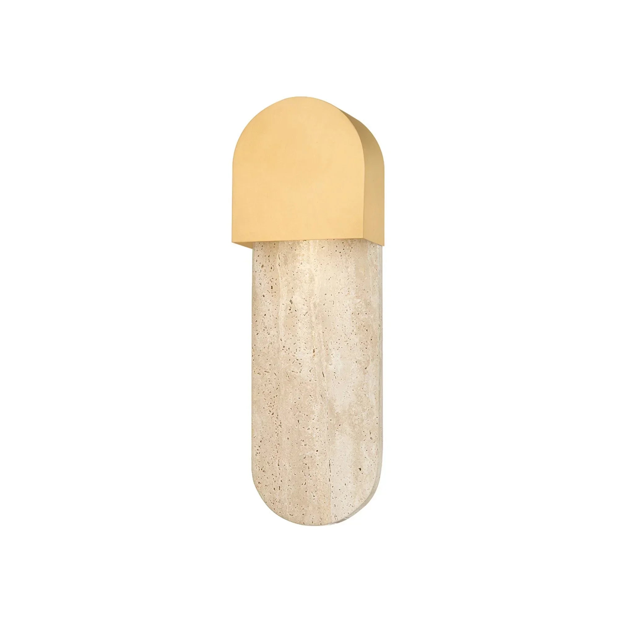 Hobart 16" Wall Sconce, Aged Brass Finish