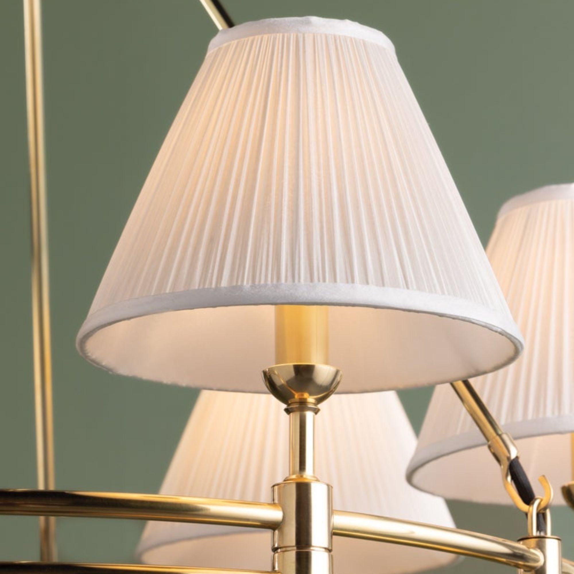 Howard 33" 6-Light Chandelier, Aged Brass Finish