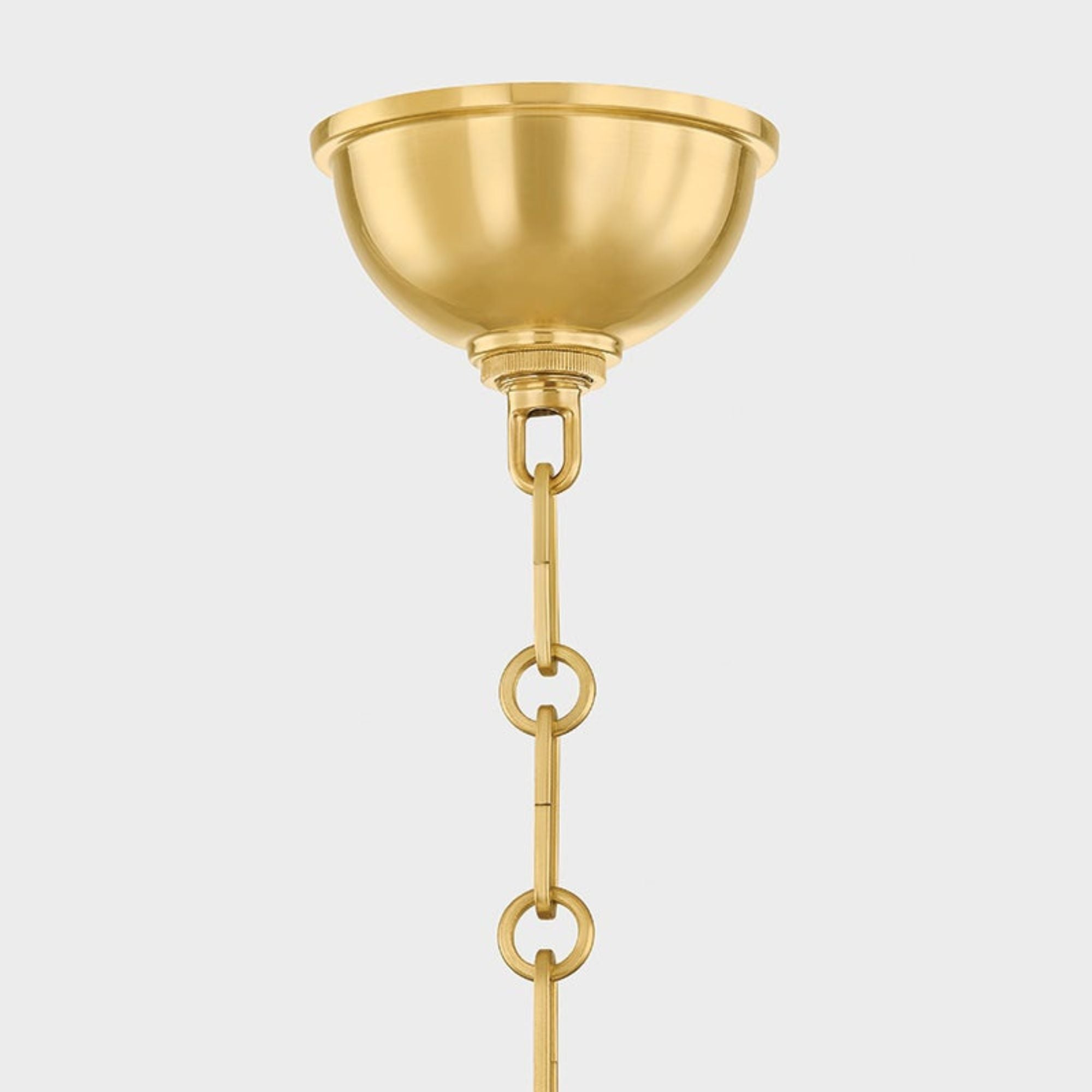 Howard 33" 6-Light Chandelier, Aged Brass Finish
