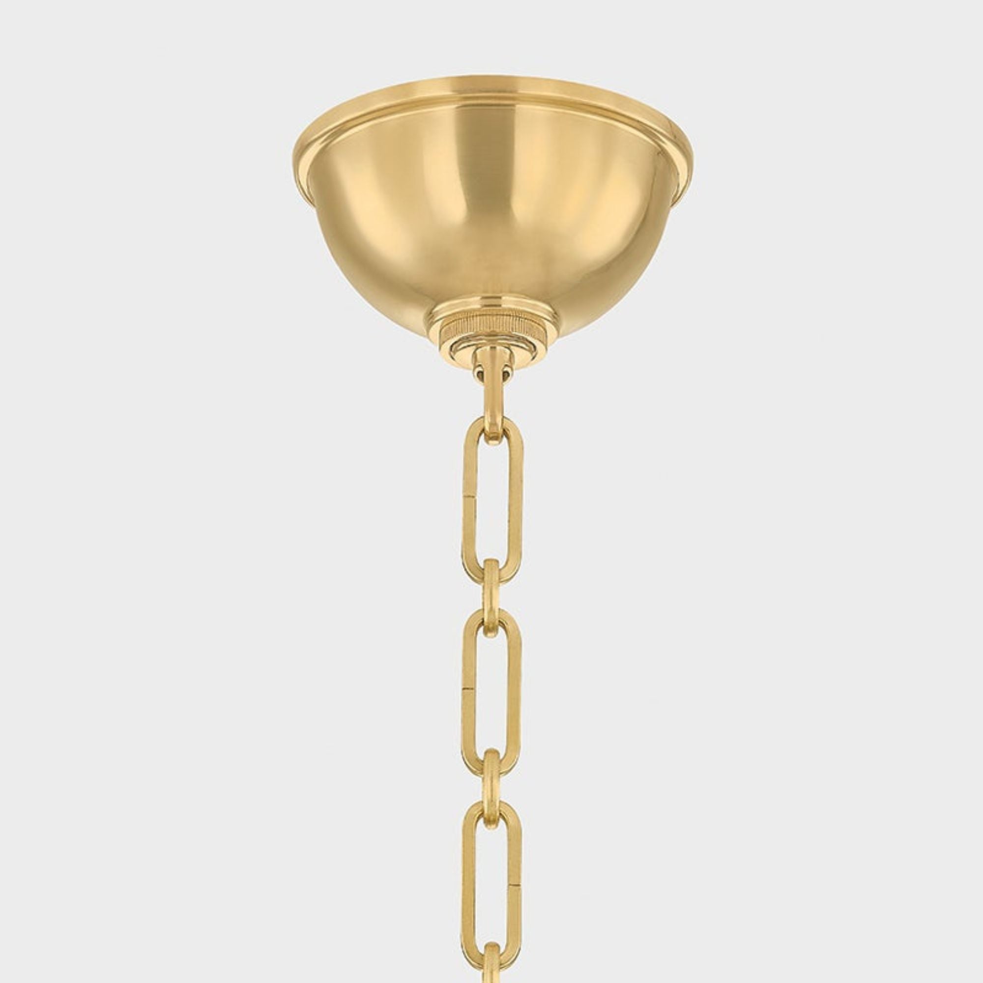 Howard 50" 15-Light Chandelier, Aged Brass Finish