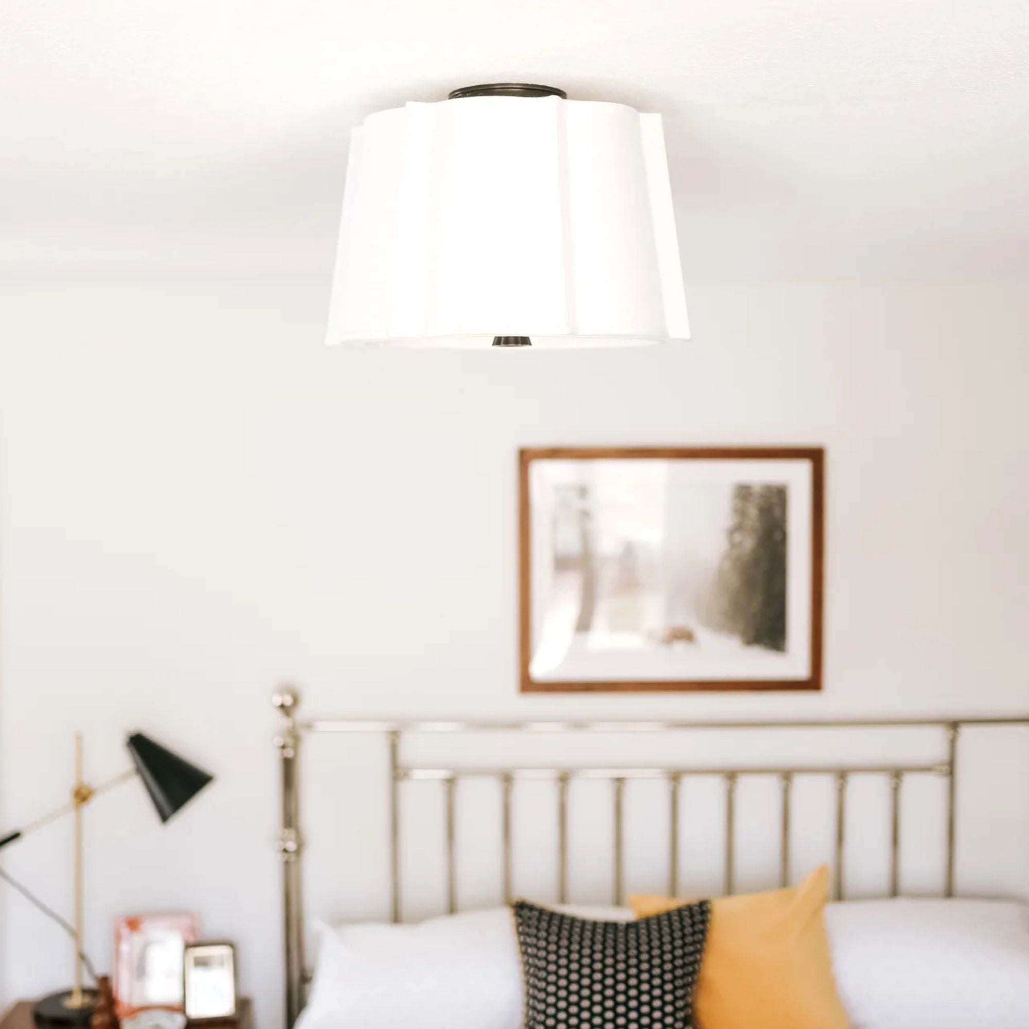 Humphrey 17 in. 2 lights Semi flush Mount Light Old Bronze finish