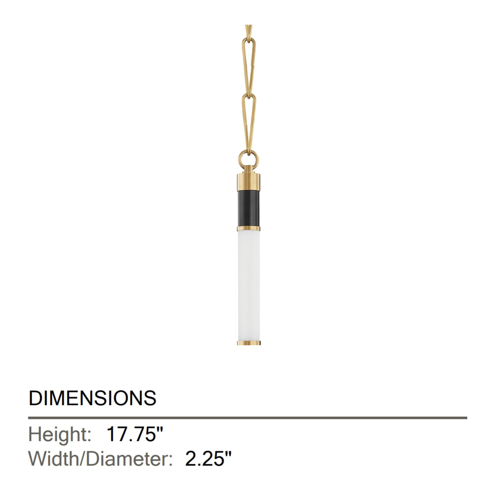 Huntington 18" LED Pendant, Aged Old Bronze Finish