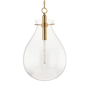 Ivy 31" Pendant, Aged Brass Finish