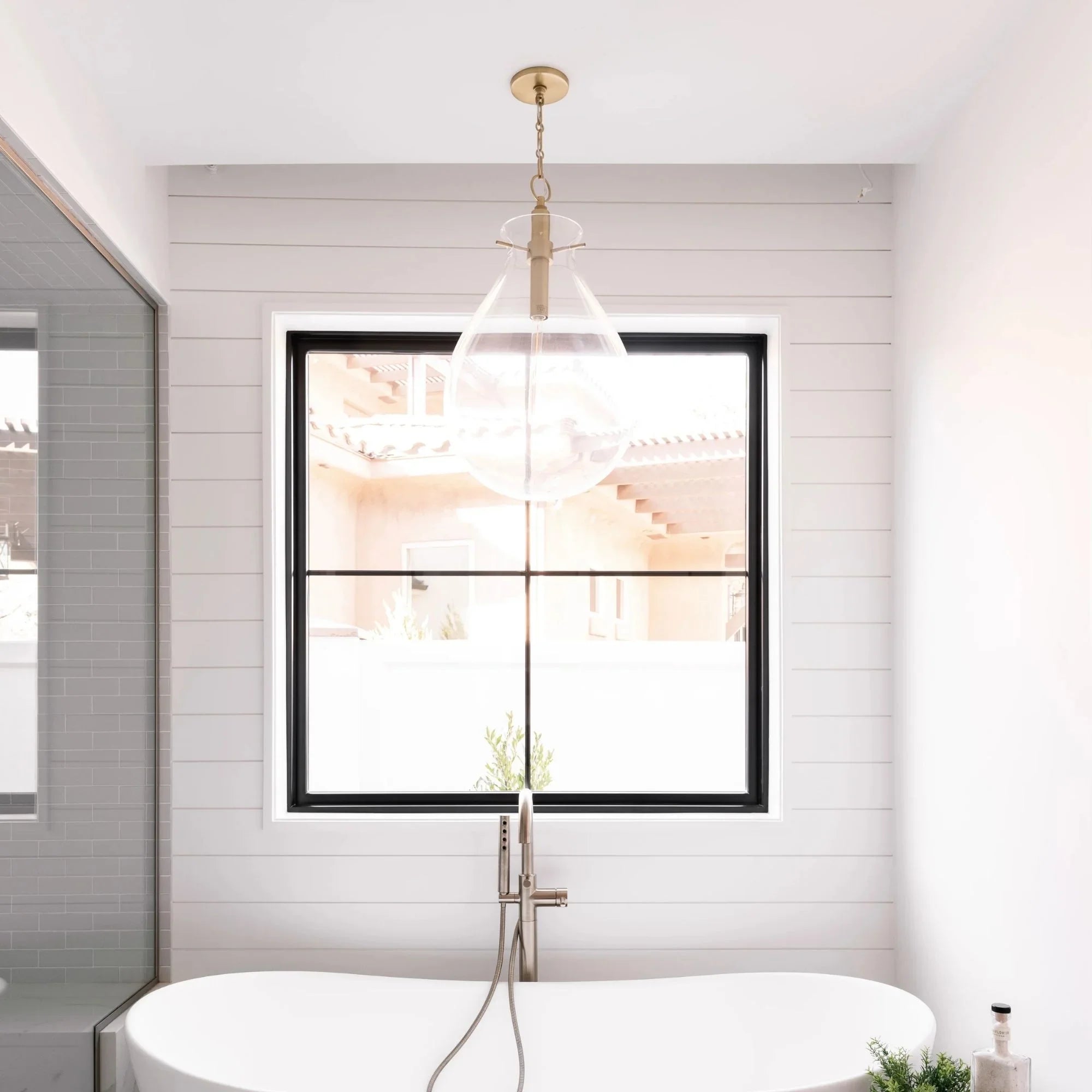 Ivy 31" Pendant, Aged Brass Finish