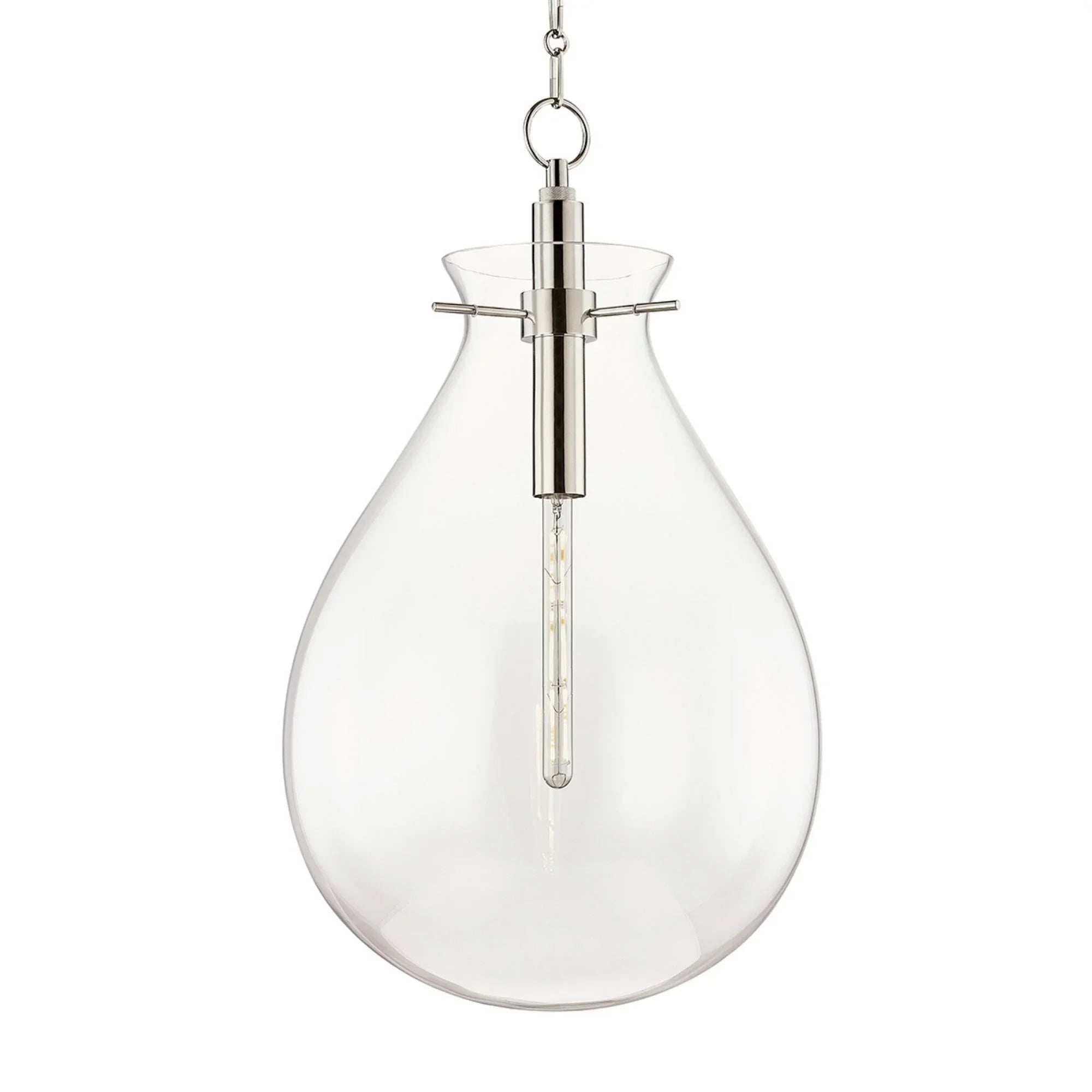 Ivy 31" Pendant, Polished Nickel Finish