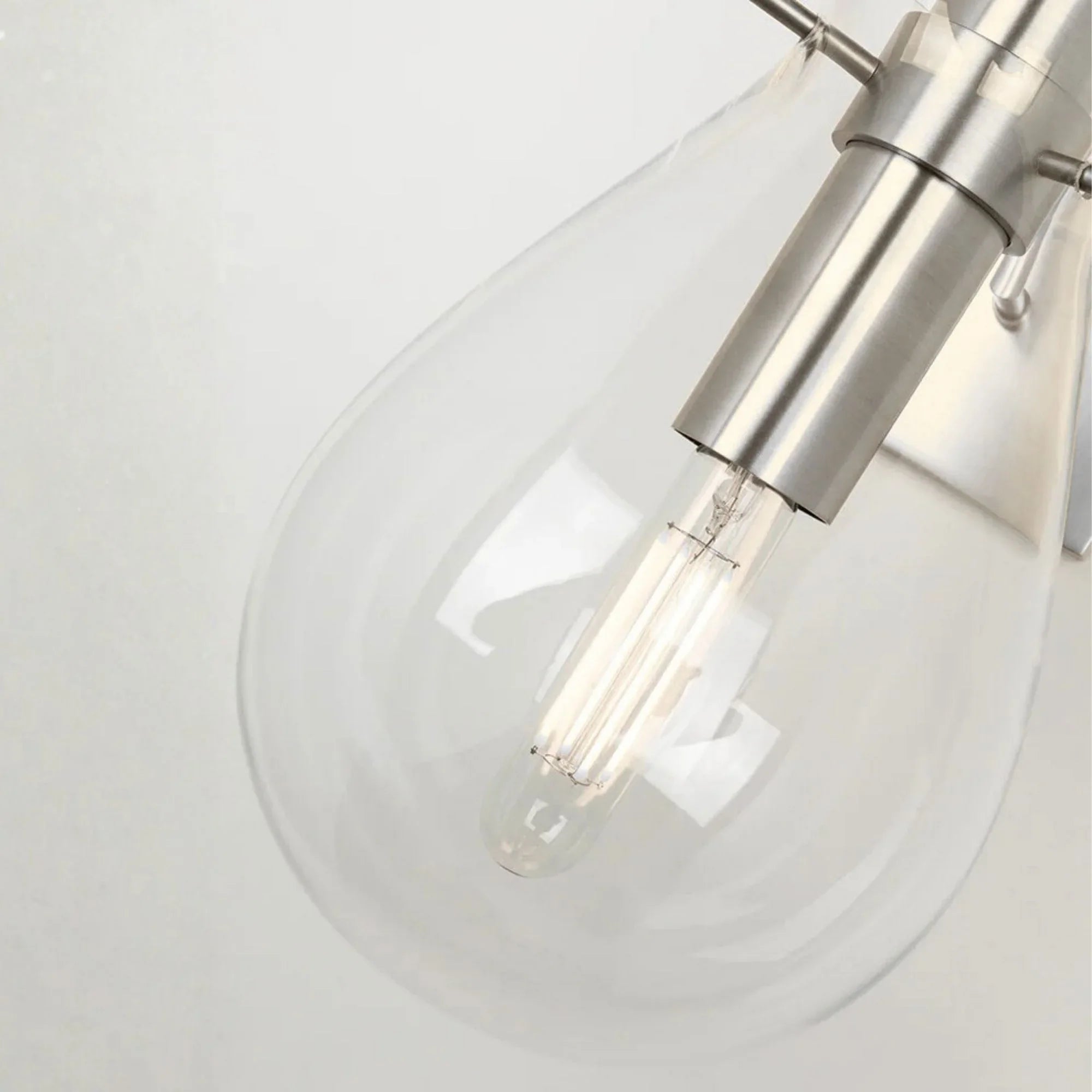 Ivy 18" Wall Sconce, Polished Nickel Finish