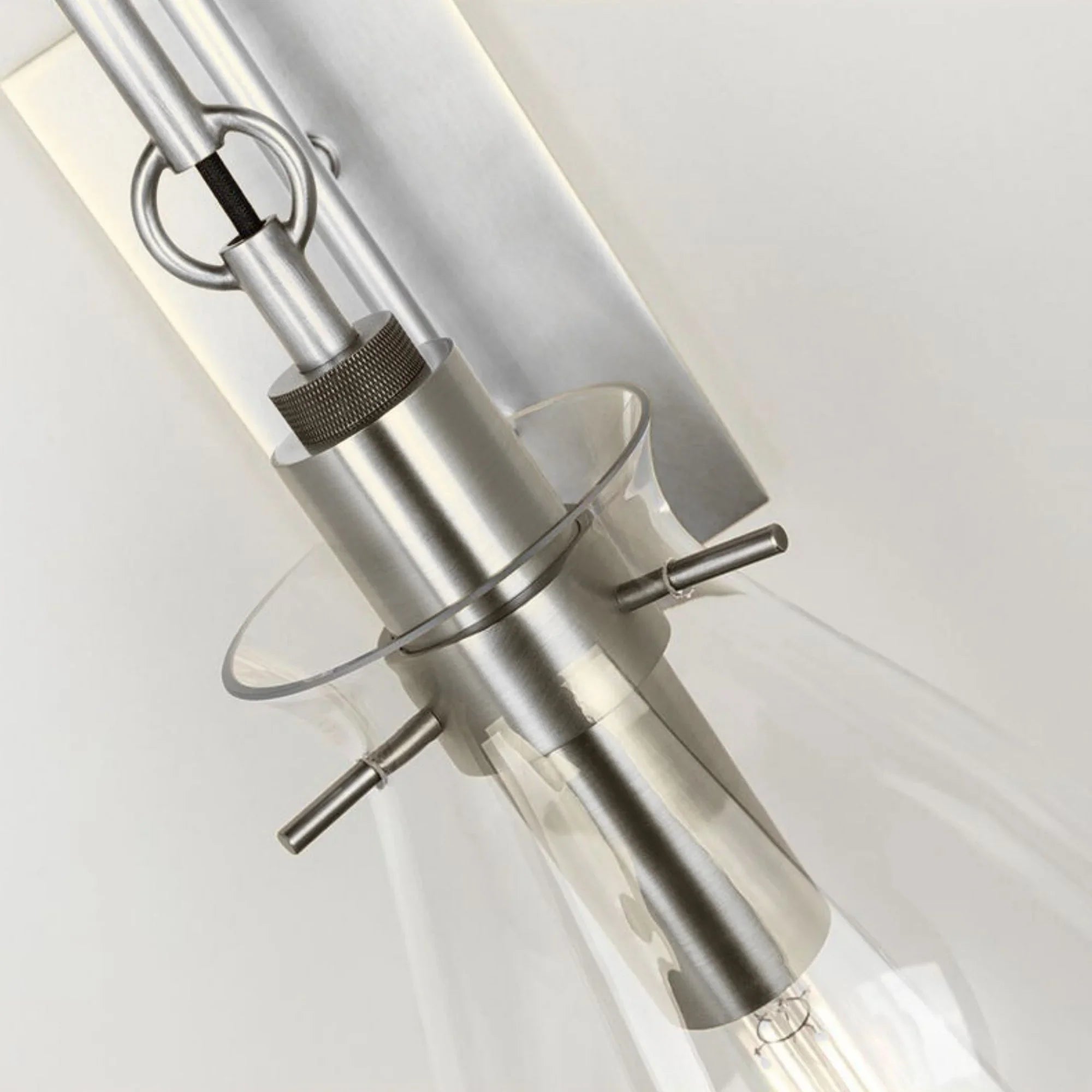 Ivy 18" Wall Sconce, Polished Nickel Finish