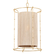 Jones Point 32" Lantern, Vintage Gold Leaf Finish