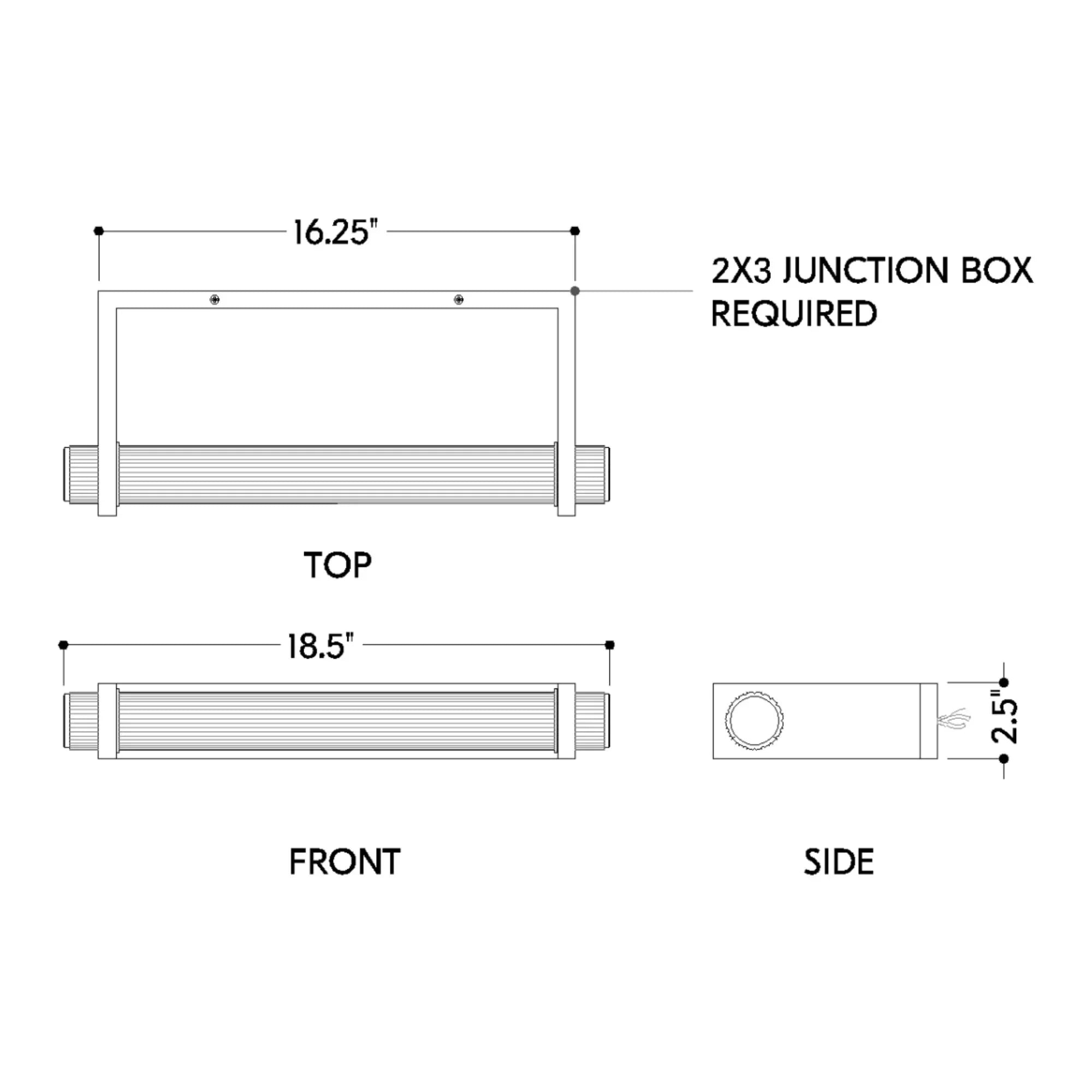 Judd 19" 2-Light Picture Light, Aged Brass Finish
