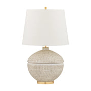 Katonah 24" Table Lamp, Gold Leaf Finish