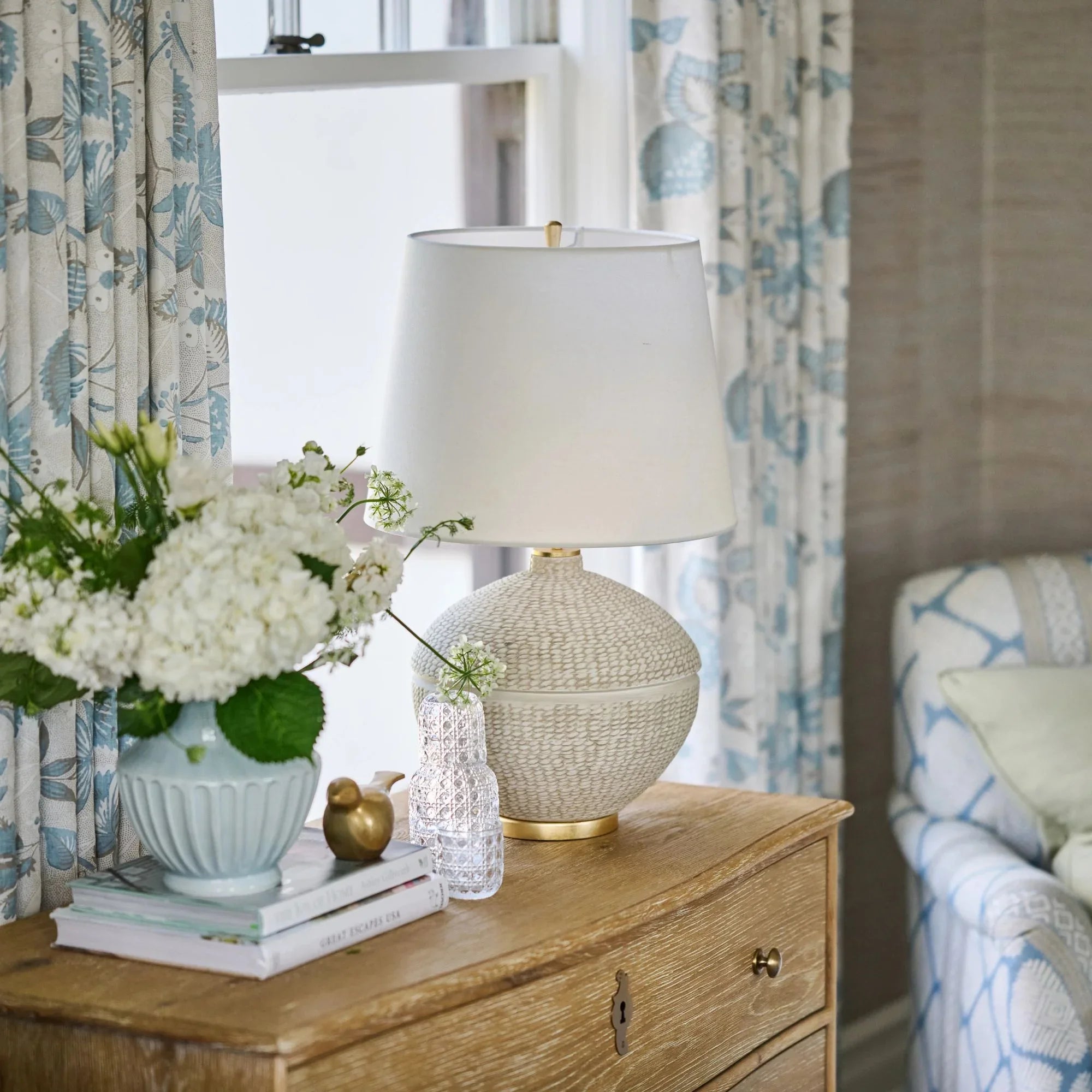 Katonah 24" Table Lamp, Gold Leaf Finish