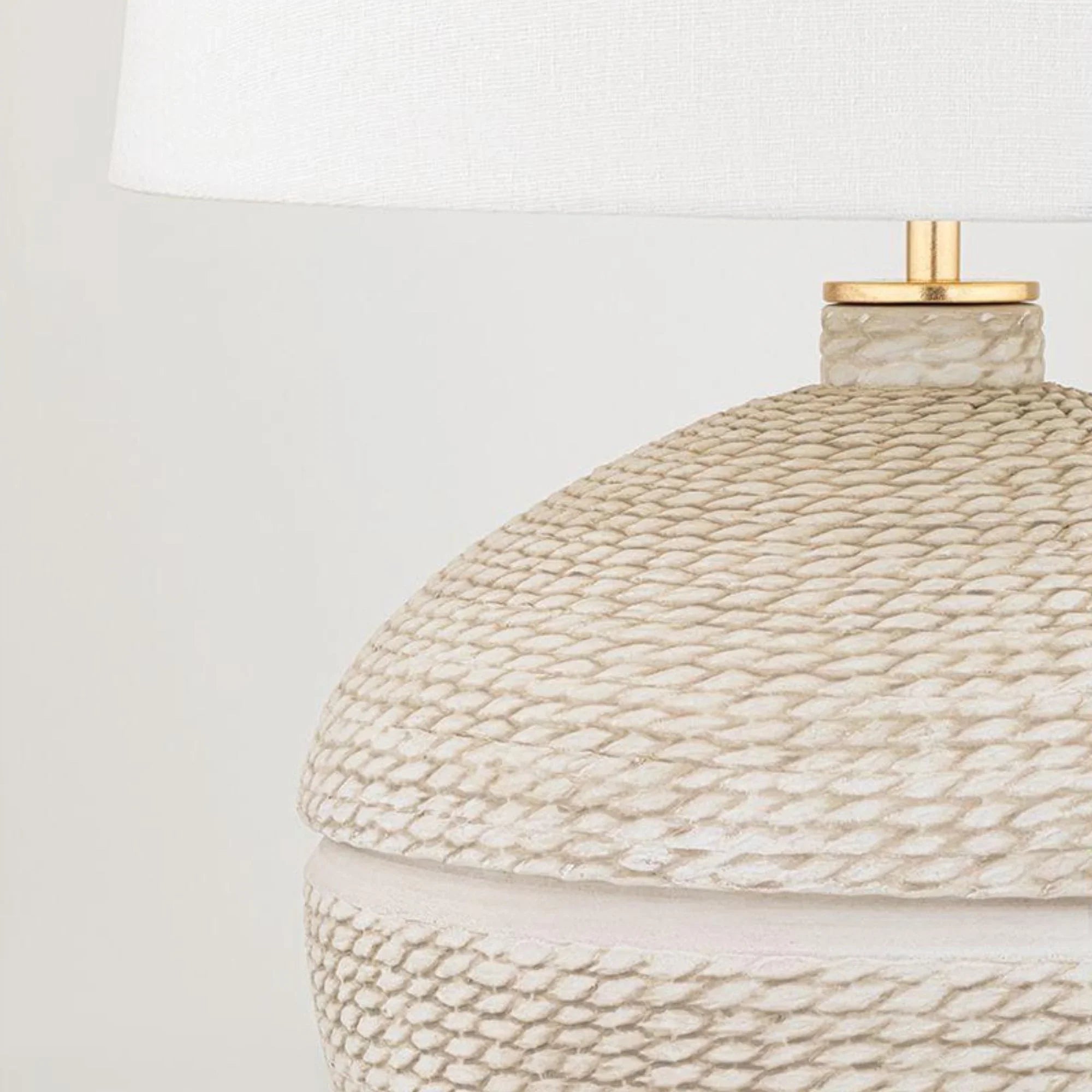 Katonah 24" Table Lamp, Gold Leaf Finish